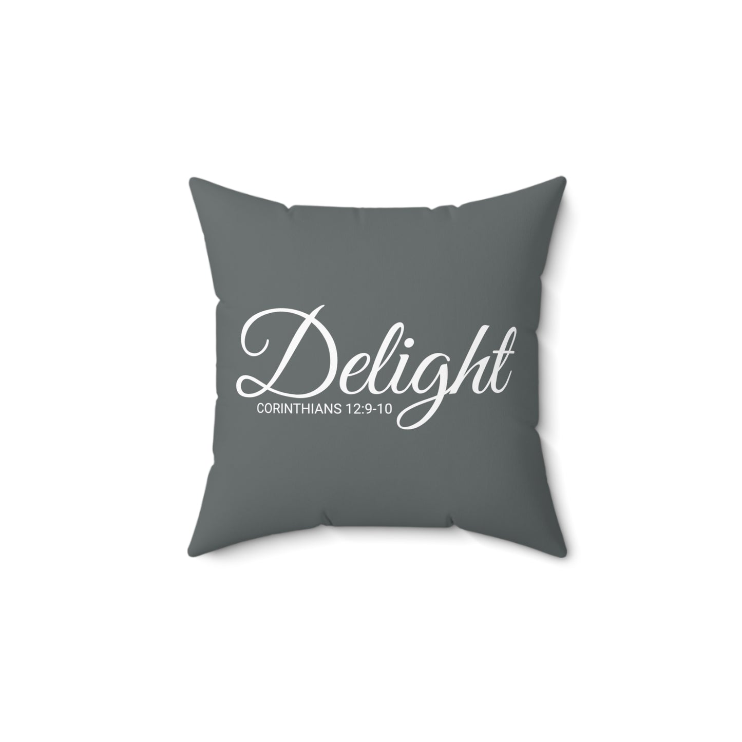 Scripture Delight Corinthians 12:9-10 Bible Verse Pillow