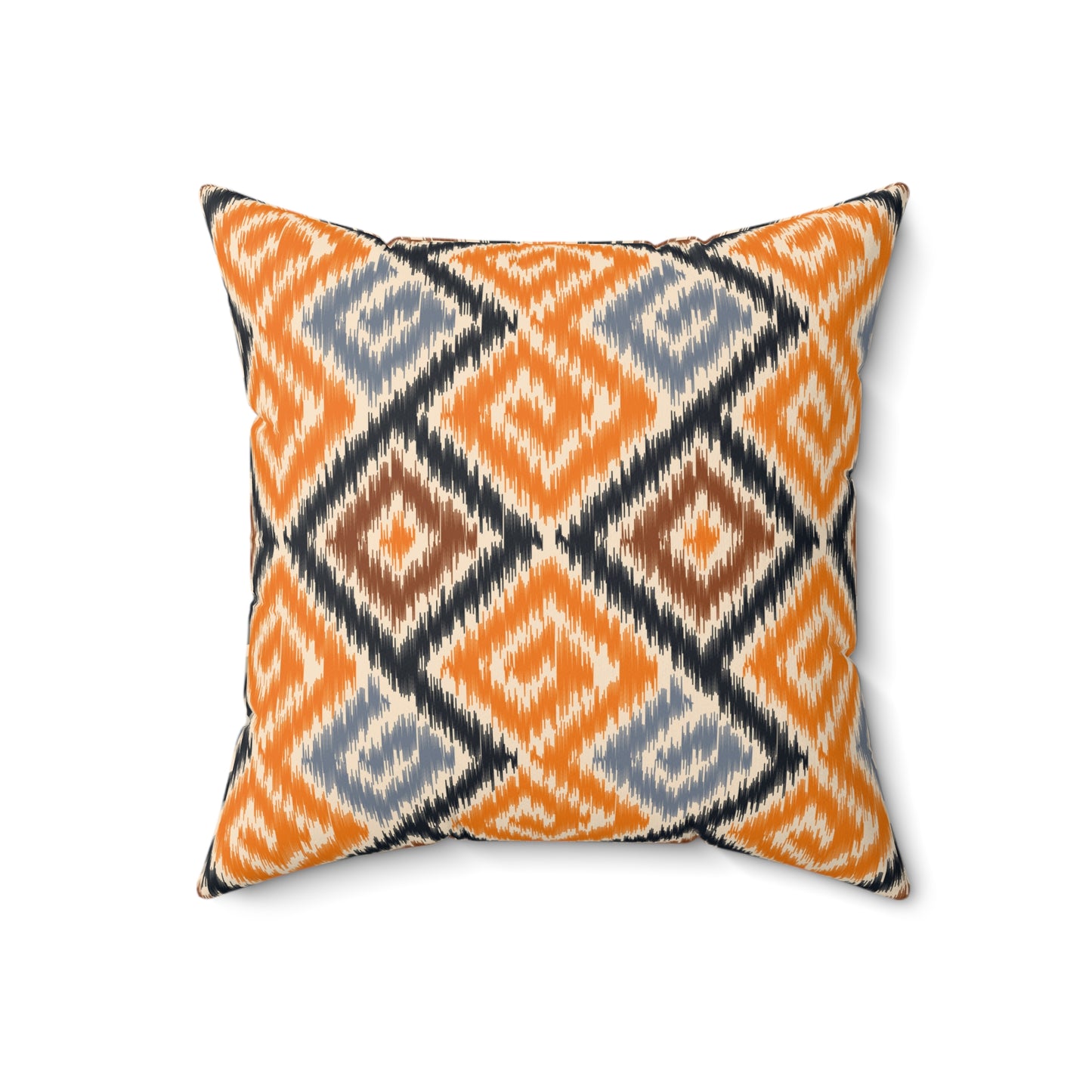 Ikat Style Throw Pillow