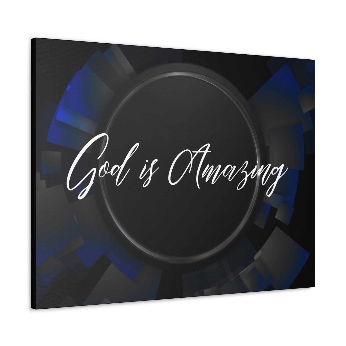 Christian Wall Art: God is Amazing (Wood Frame Ready to Hang)