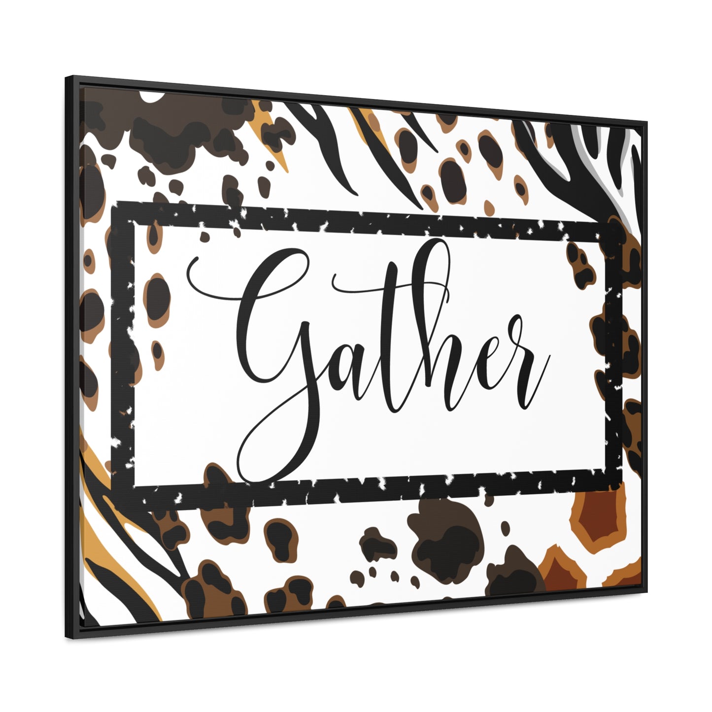 Christian Wall Art: Gather (Floating Frame)