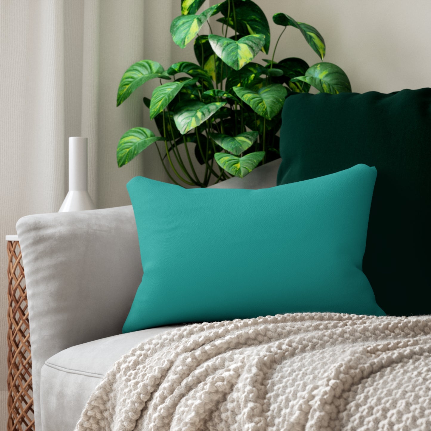 Teal Accent Pillow