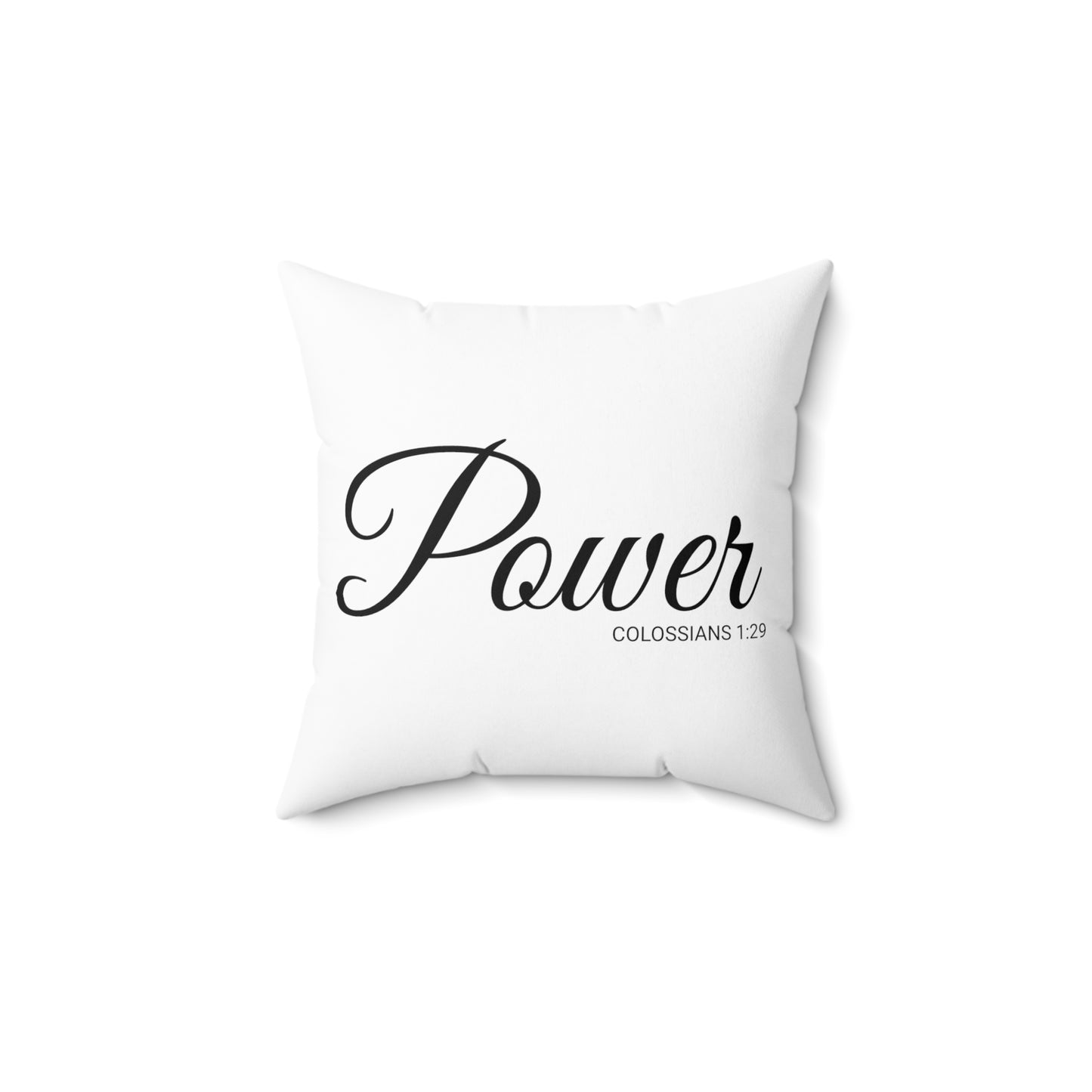 Scripture Power Colossians 1:29 Bible Verse Pillow