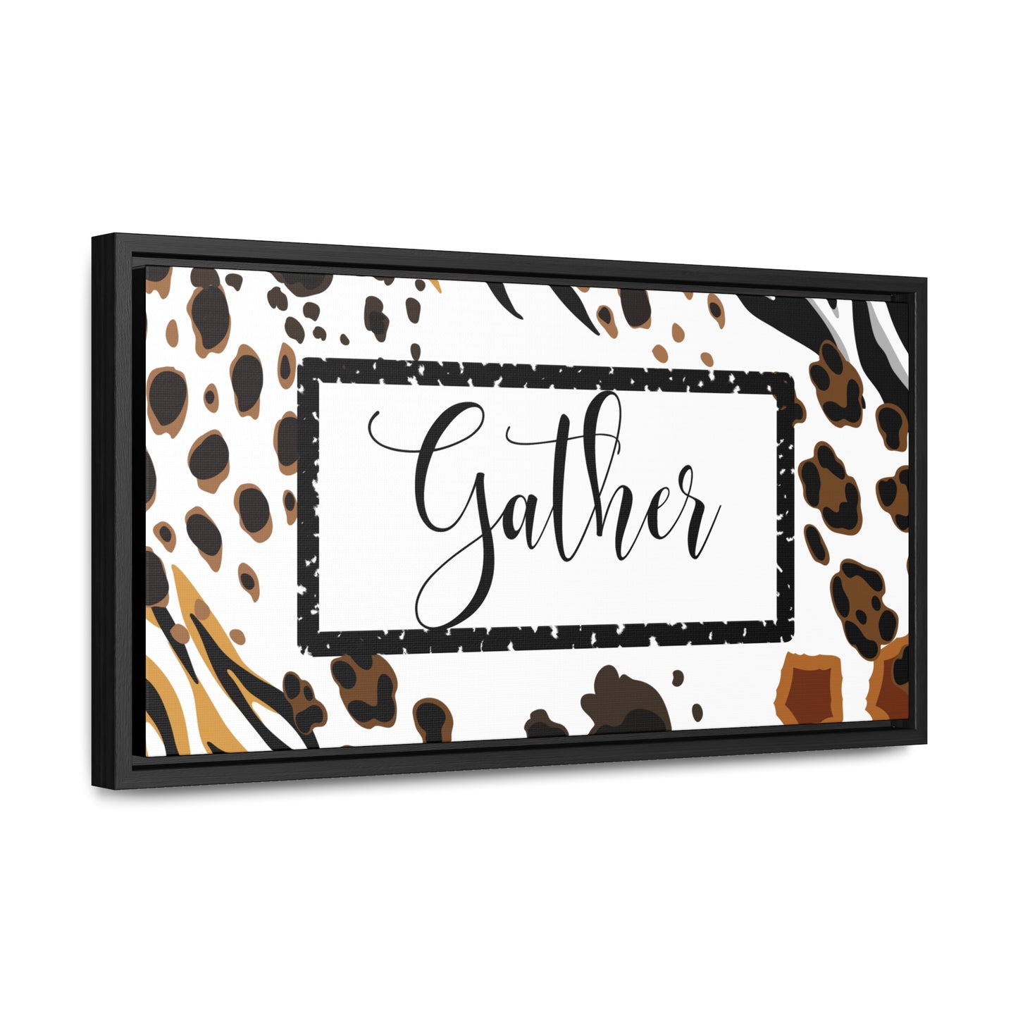 Christian Wall Art: Gather (Floating Frame)