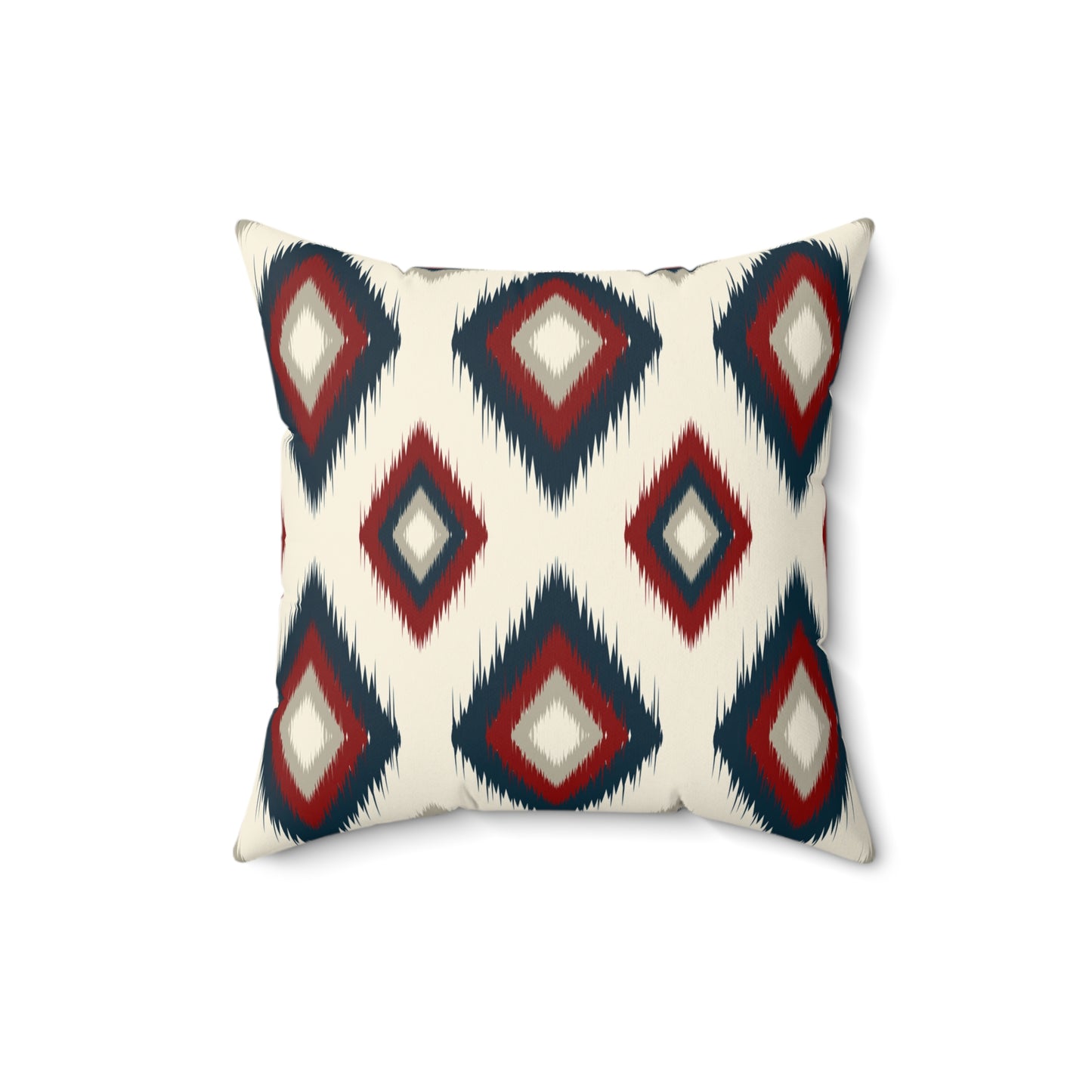 Ikat Style Throw Pillow