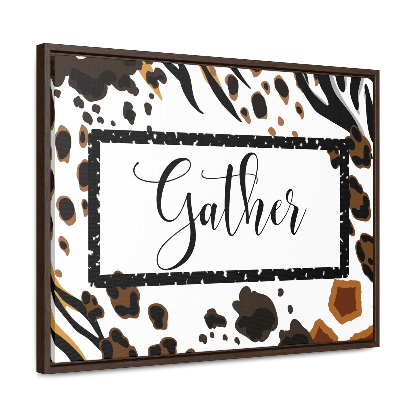 Christian Wall Art: Gather (Floating Frame)