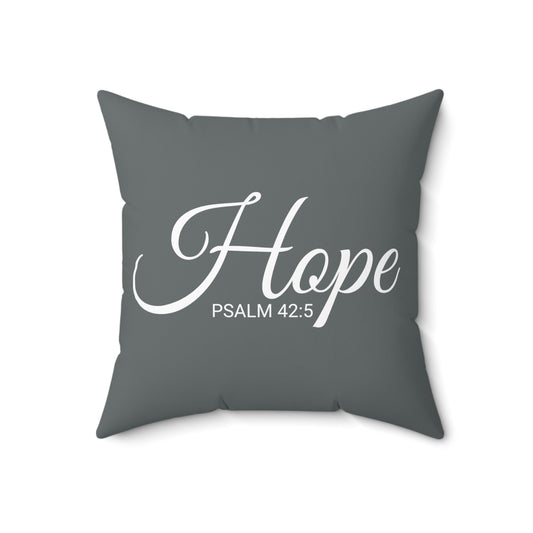 Scripture Hope Psalm 42:5 Bible Verse Pillow