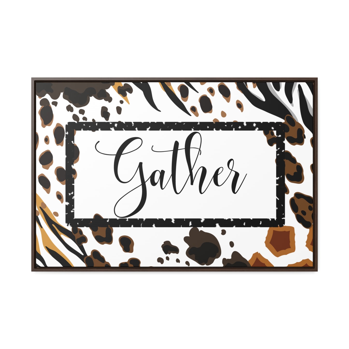 Christian Wall Art: Gather (Floating Frame)