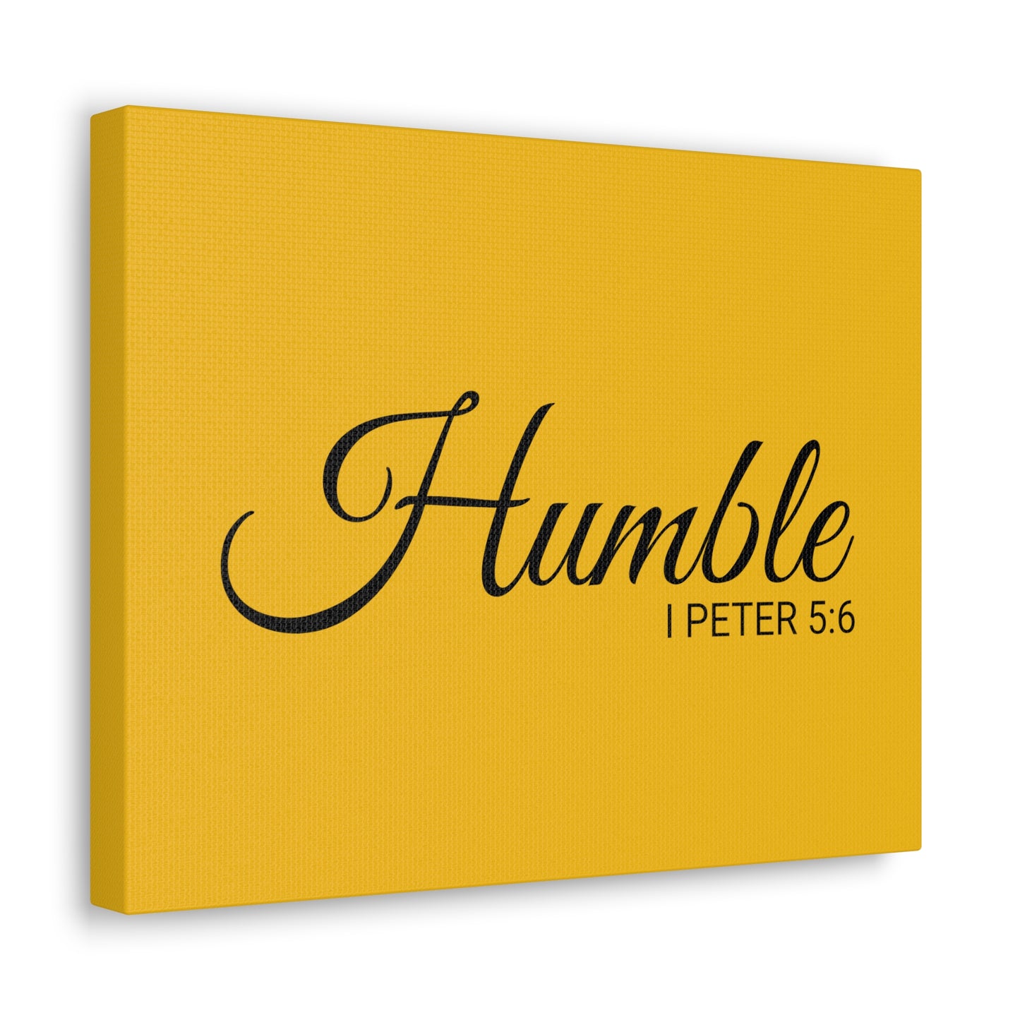 Christian Wall Art "Humble" Verse I Peter 5:6 Ready to Hang Unframed