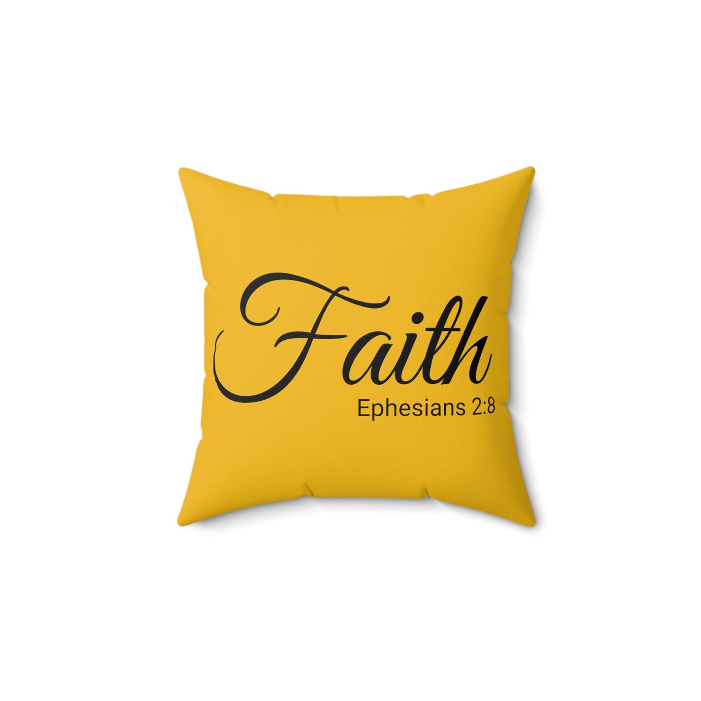 Scripture Faith Ephesians 2:8 Bible Verse Pillow