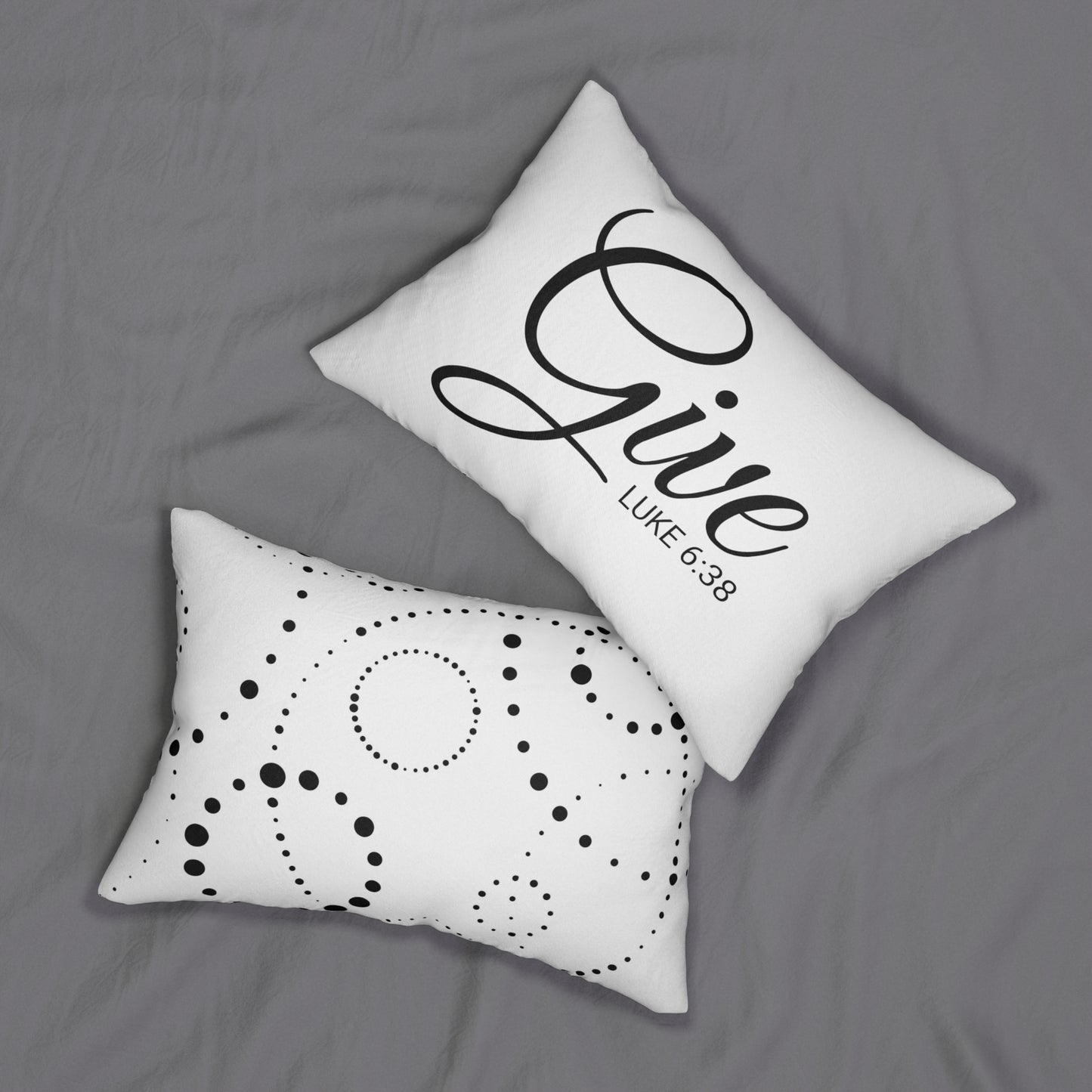 Scripture Give Luke 6:38 Bible Verse Pillow