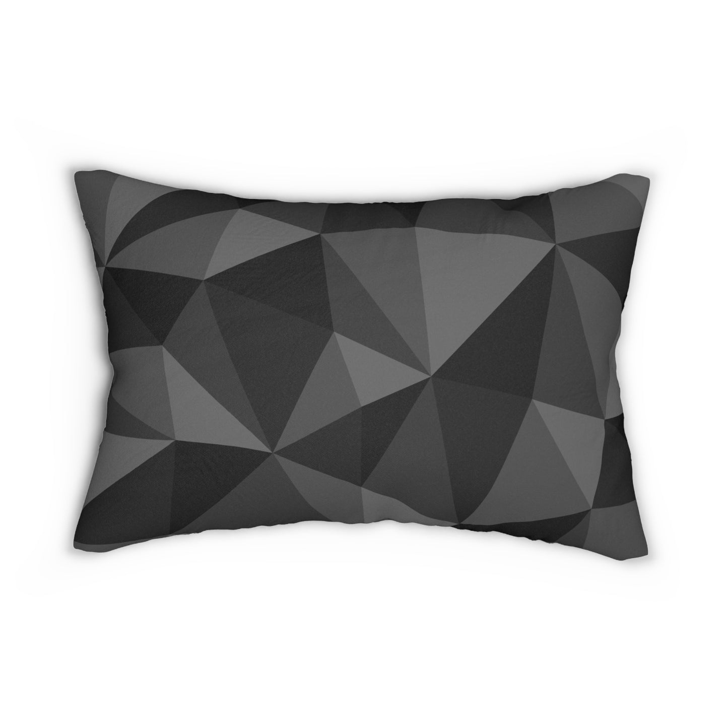 Black and Gray Abstract Pillow