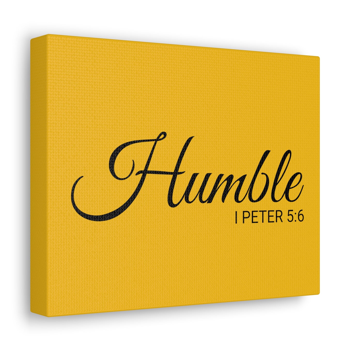 Christian Wall Art "Humble" Verse I Peter 5:6 Ready to Hang Unframed