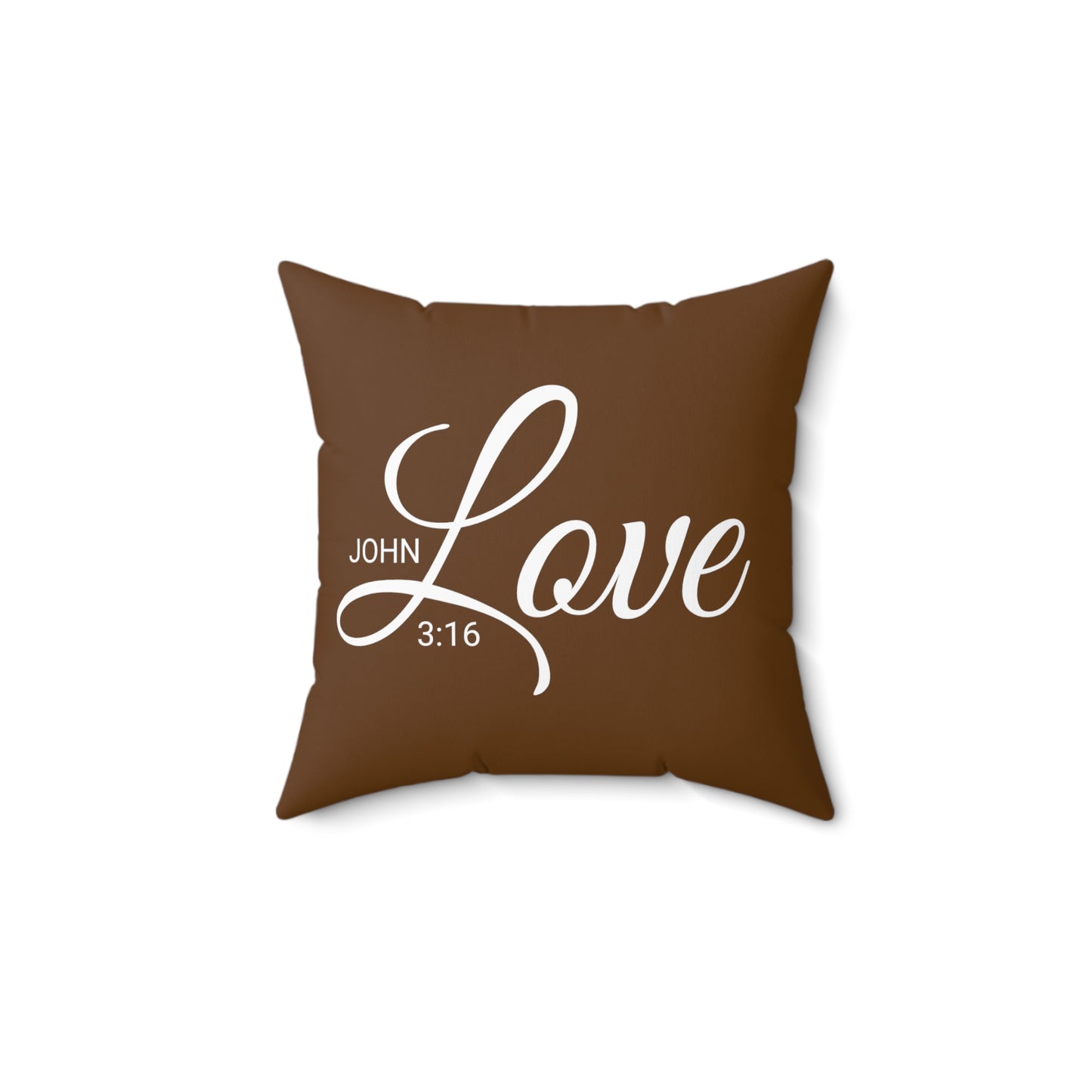 Scripture Love John 3:16 Bible Verse Pillow