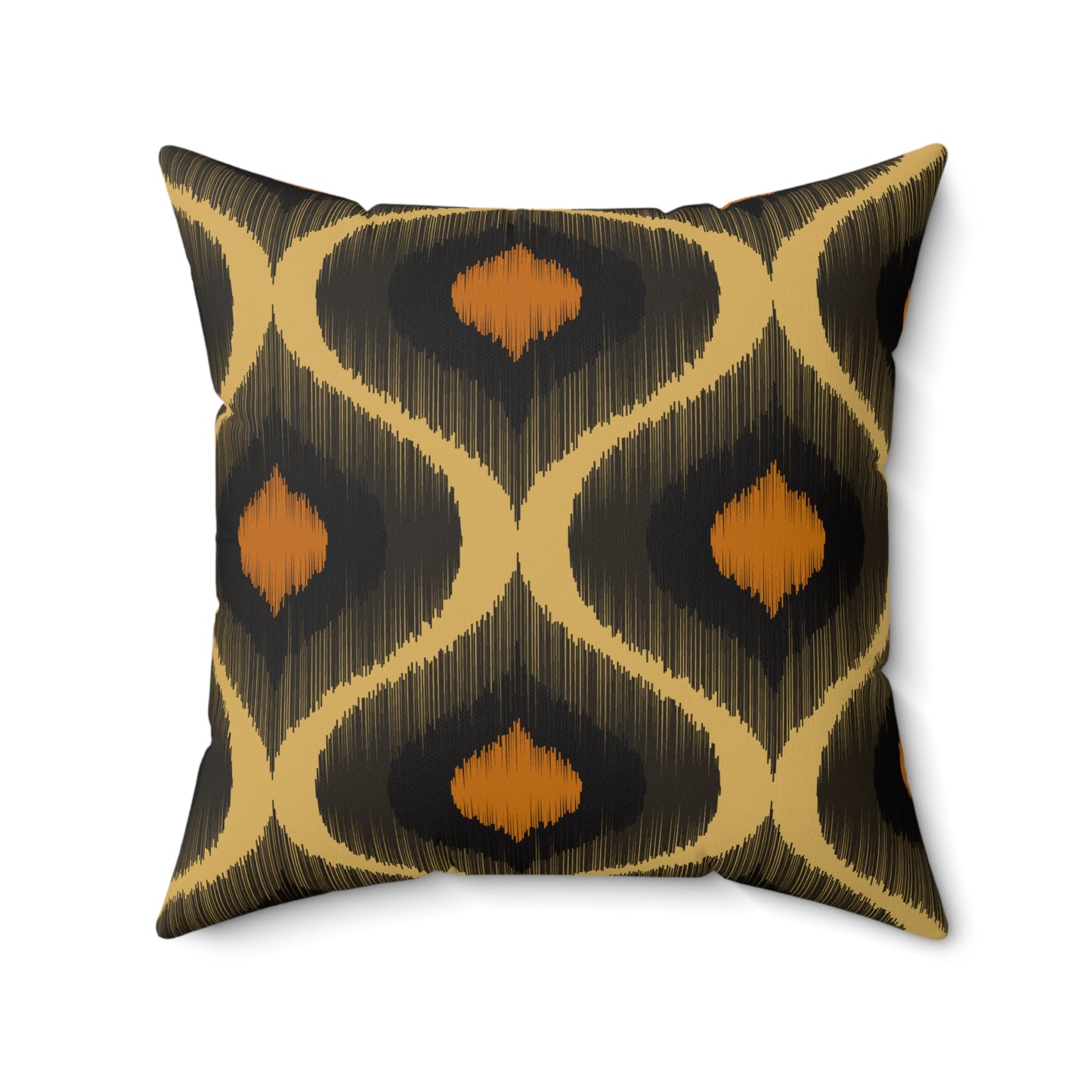 Ikat Style Throw Pillow