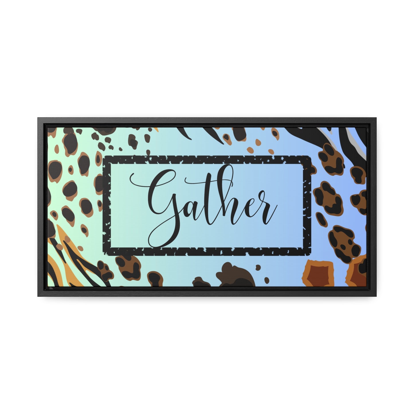 Christian Wall Art: Gather (Floating Frame)