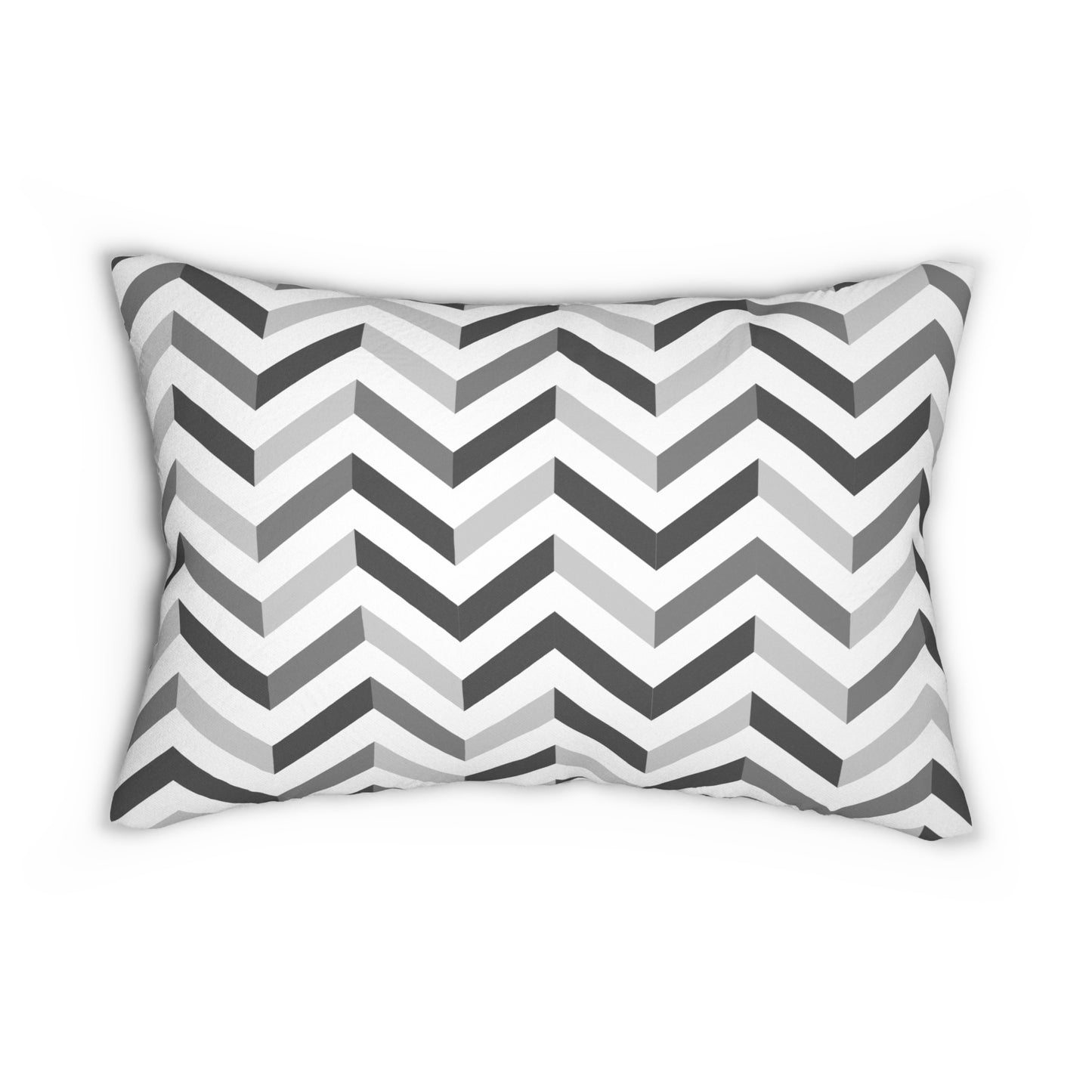 Almohada decorativa en zigzag multicolor