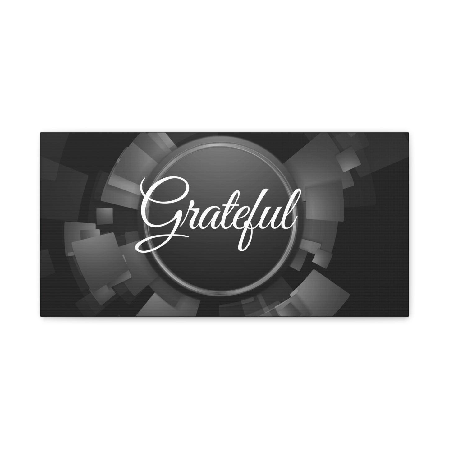 Christian Wall Art: Grateful (Wood Frame Ready to Hang)