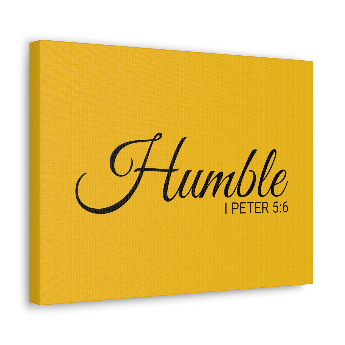 Christian Wall Art "Humble" Verse I Peter 5:6 Ready to Hang Unframed