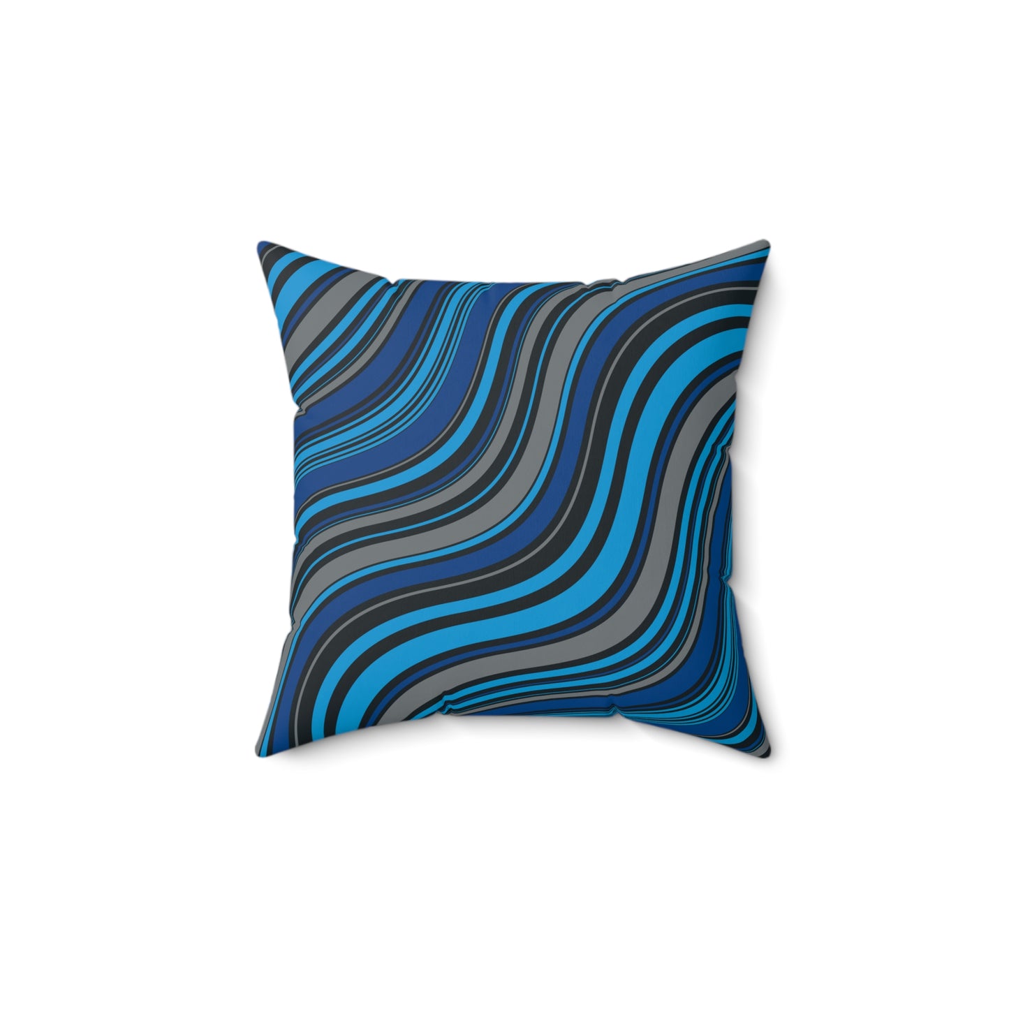 Color of Wave Throw Pillow