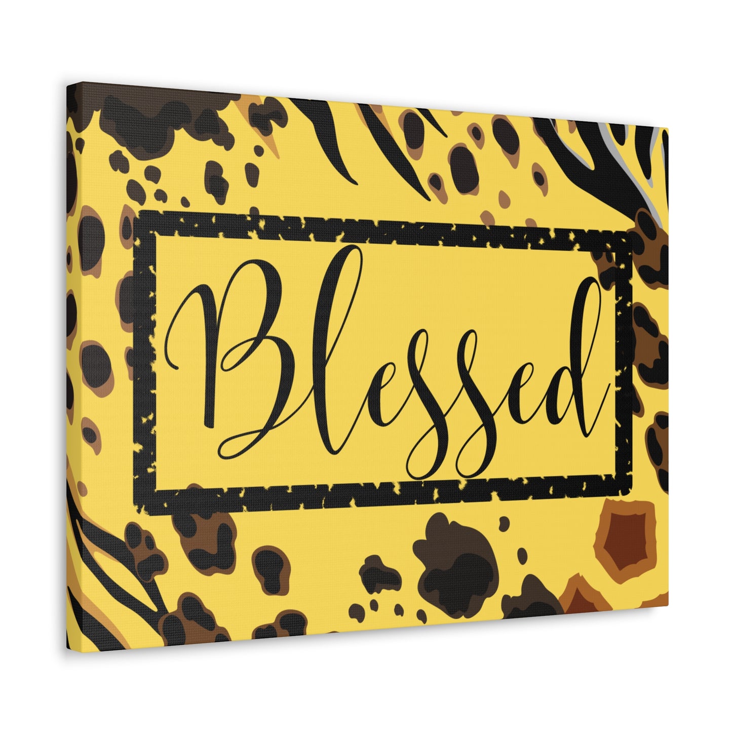 Christian Wall Art: Blessed (Wood Frame Ready to Hang)