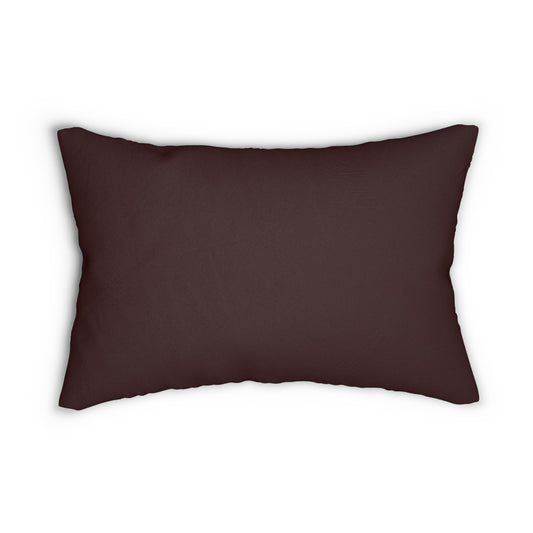Almohada decorativa en color burdeos oscuro 