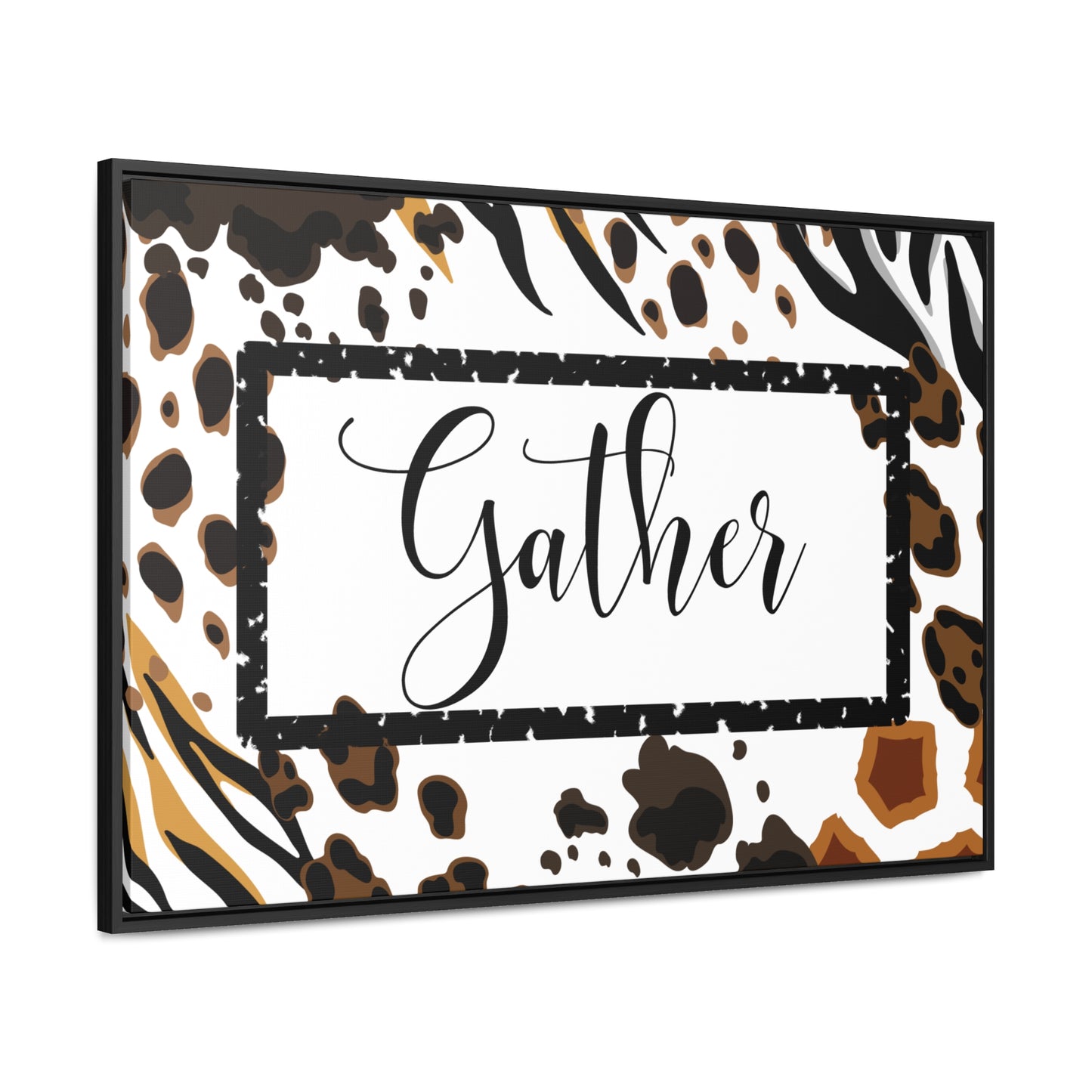 Christian Wall Art: Gather (Floating Frame)