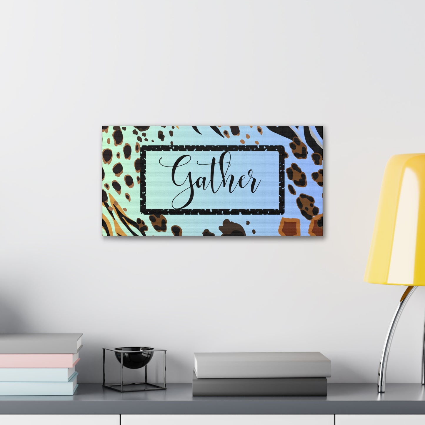 Christian Wall Art: Gather (Wood Frame Ready to Hang)