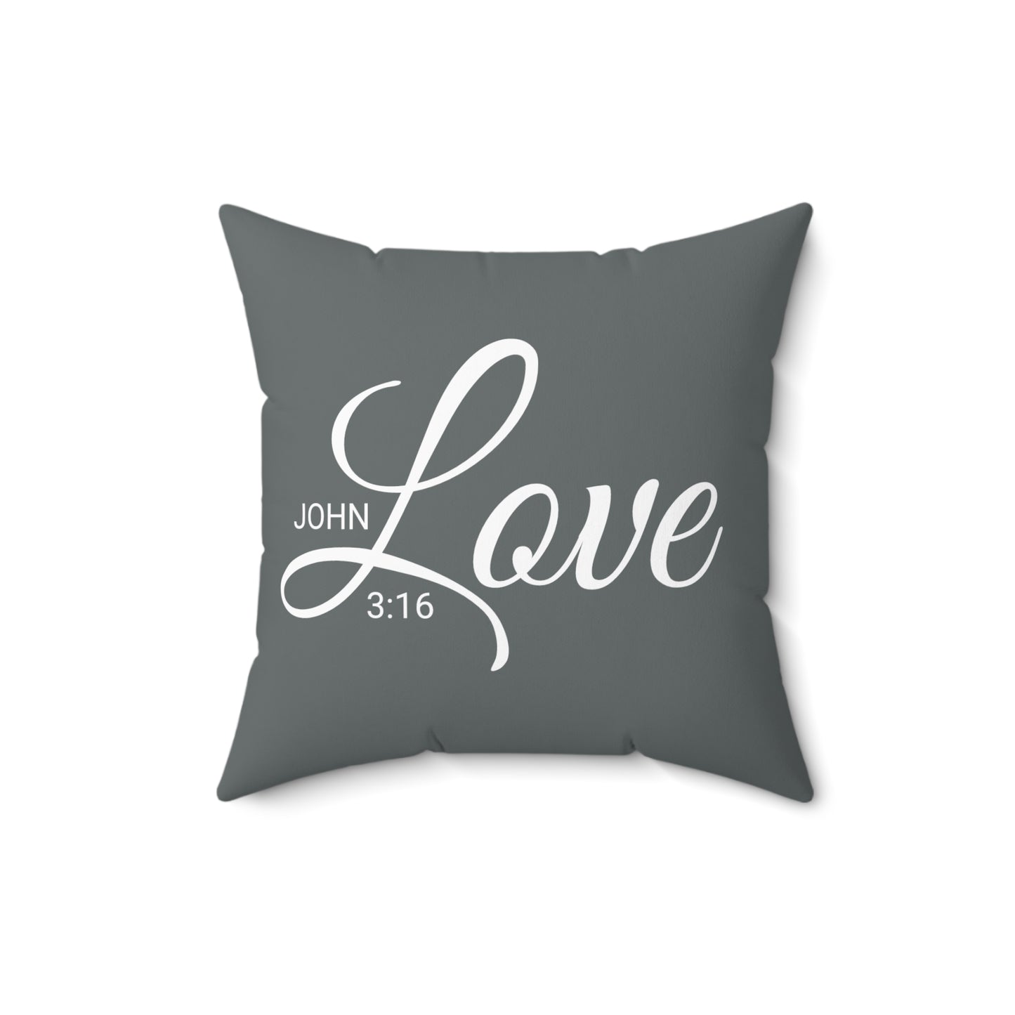 Scripture Love John 3:16 Bible Verse Pillow