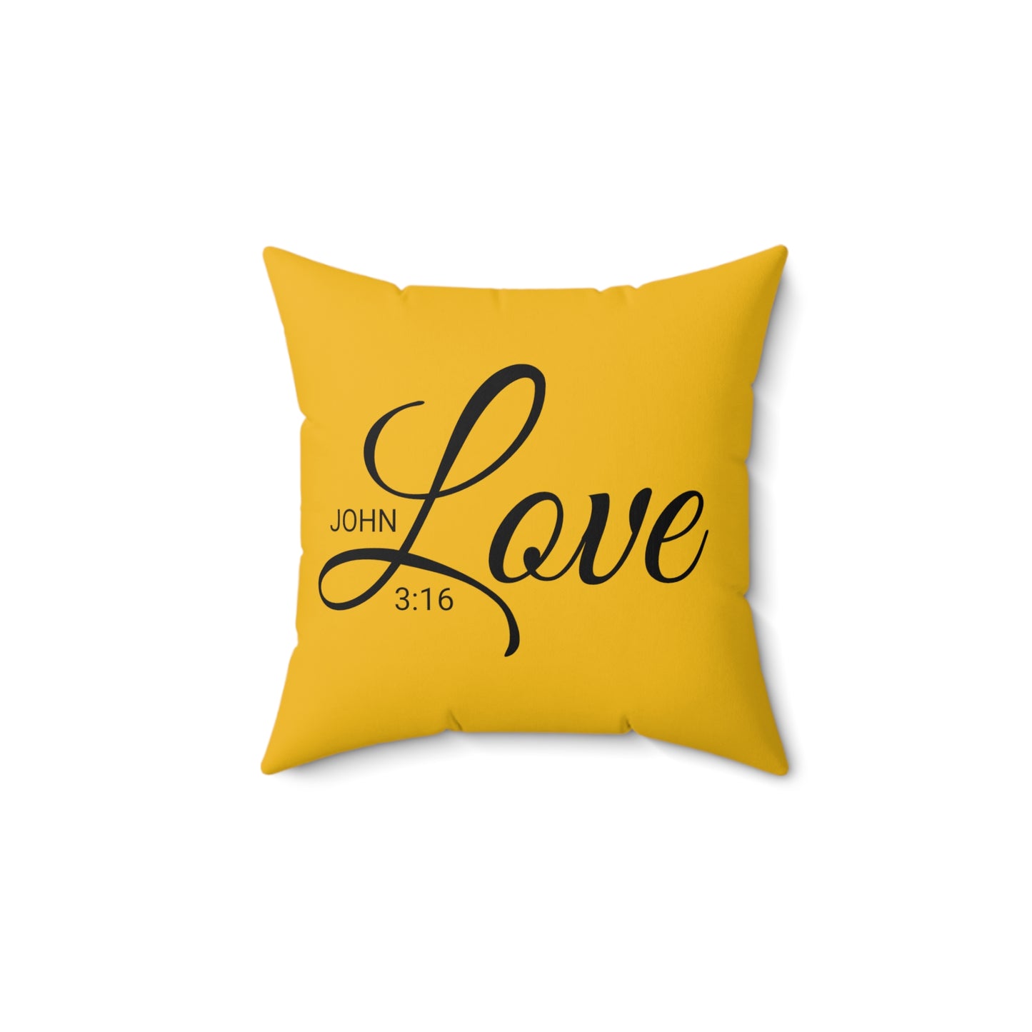 Scripture Love John 3:16 Bible Verse Pillow