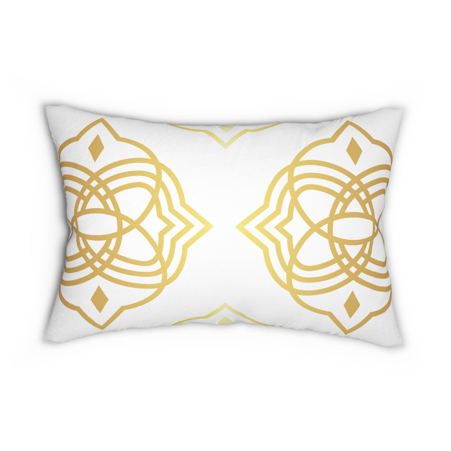 Almohada decorativa con patrón geométrico indio