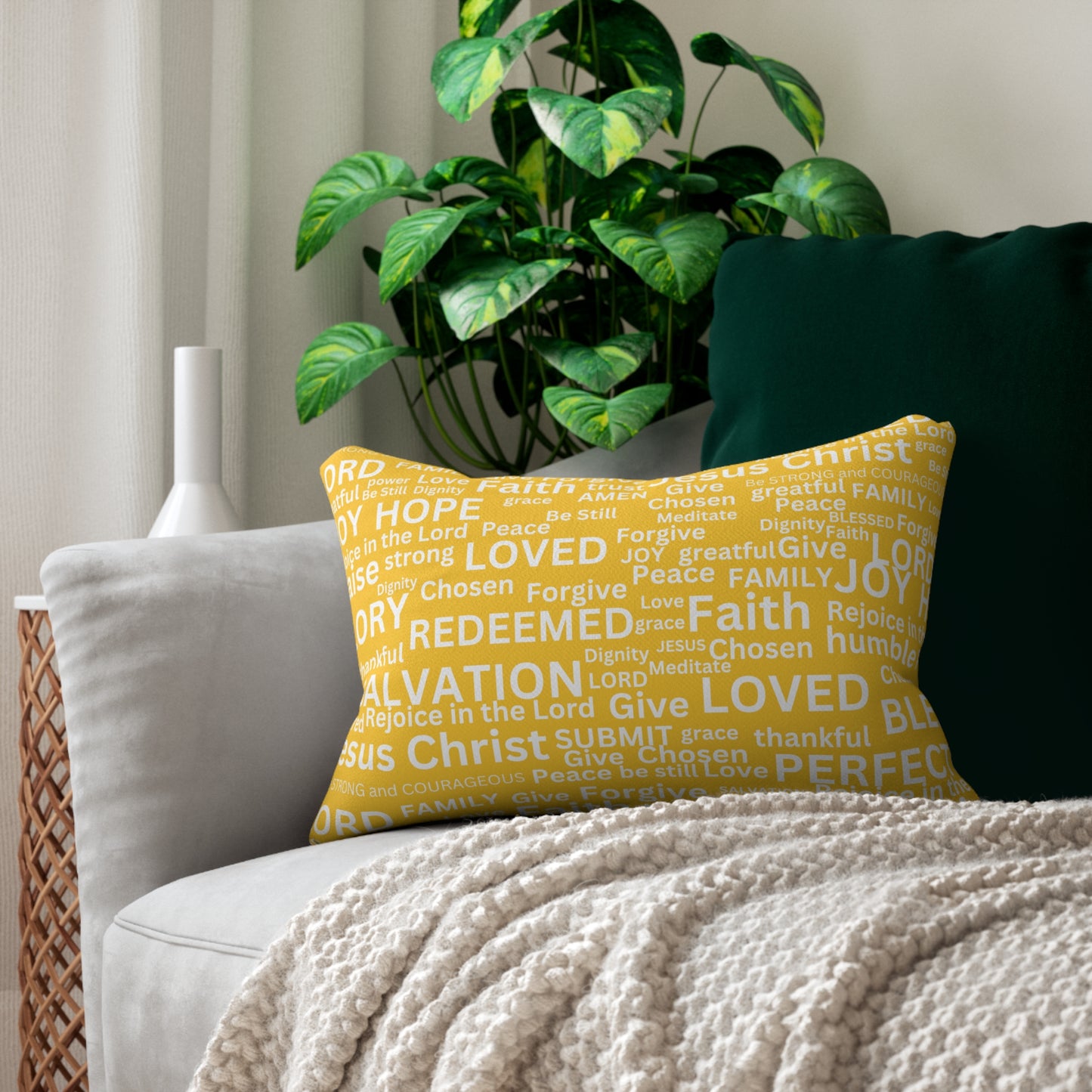 Scriptures Accent Pillow