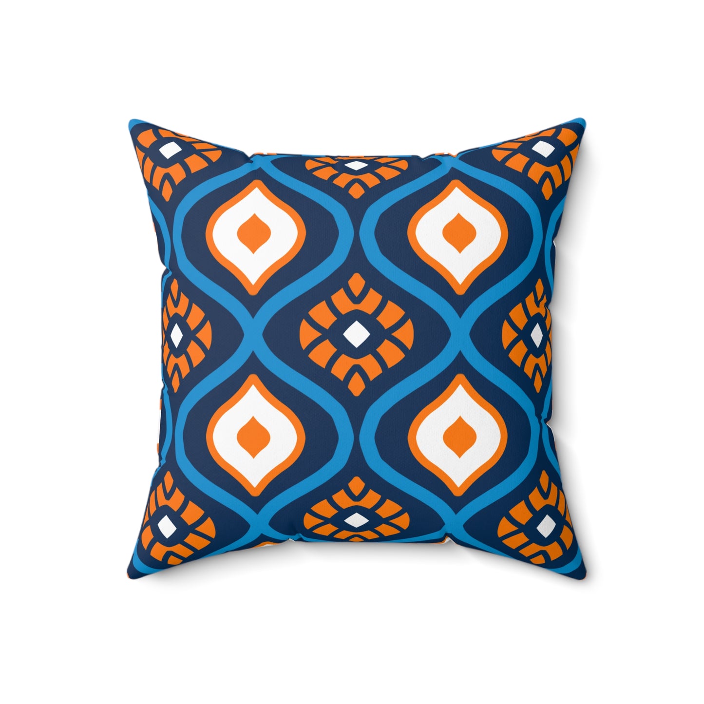 Ikat Style Throw Pillow