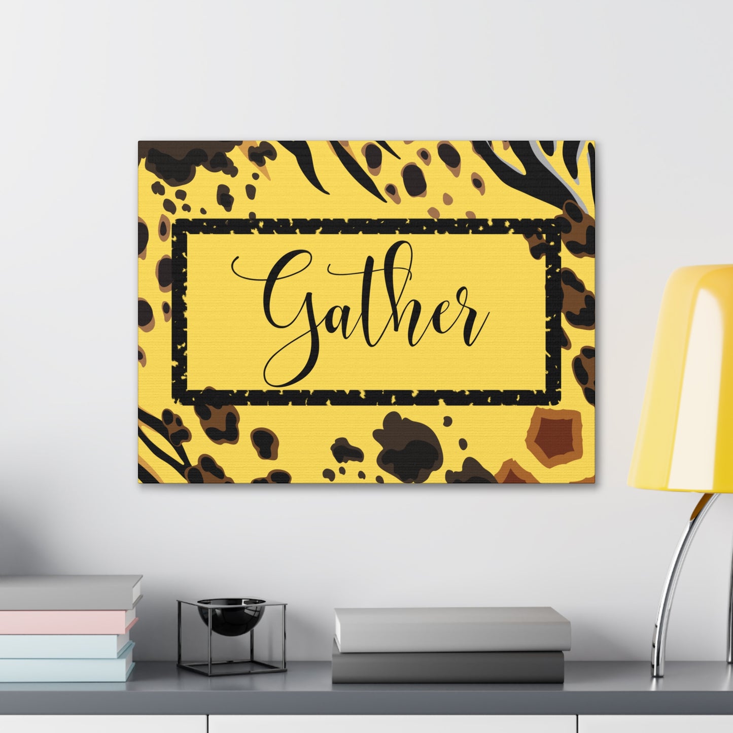 Christian Wall Art: Gather (Wood Frame Ready to Hang)