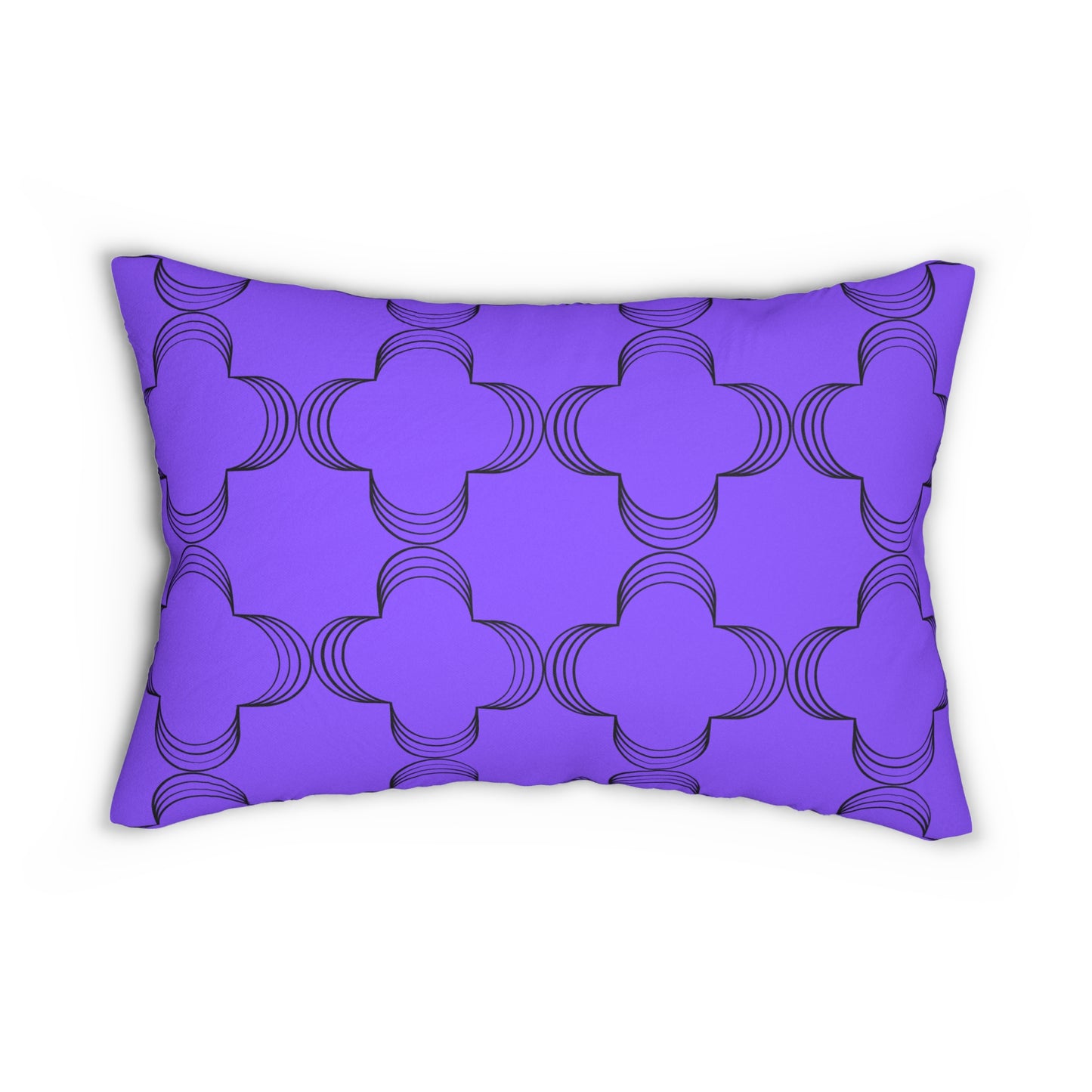 Geometric Violet (Matching The Gathering Place) Accent Pillow