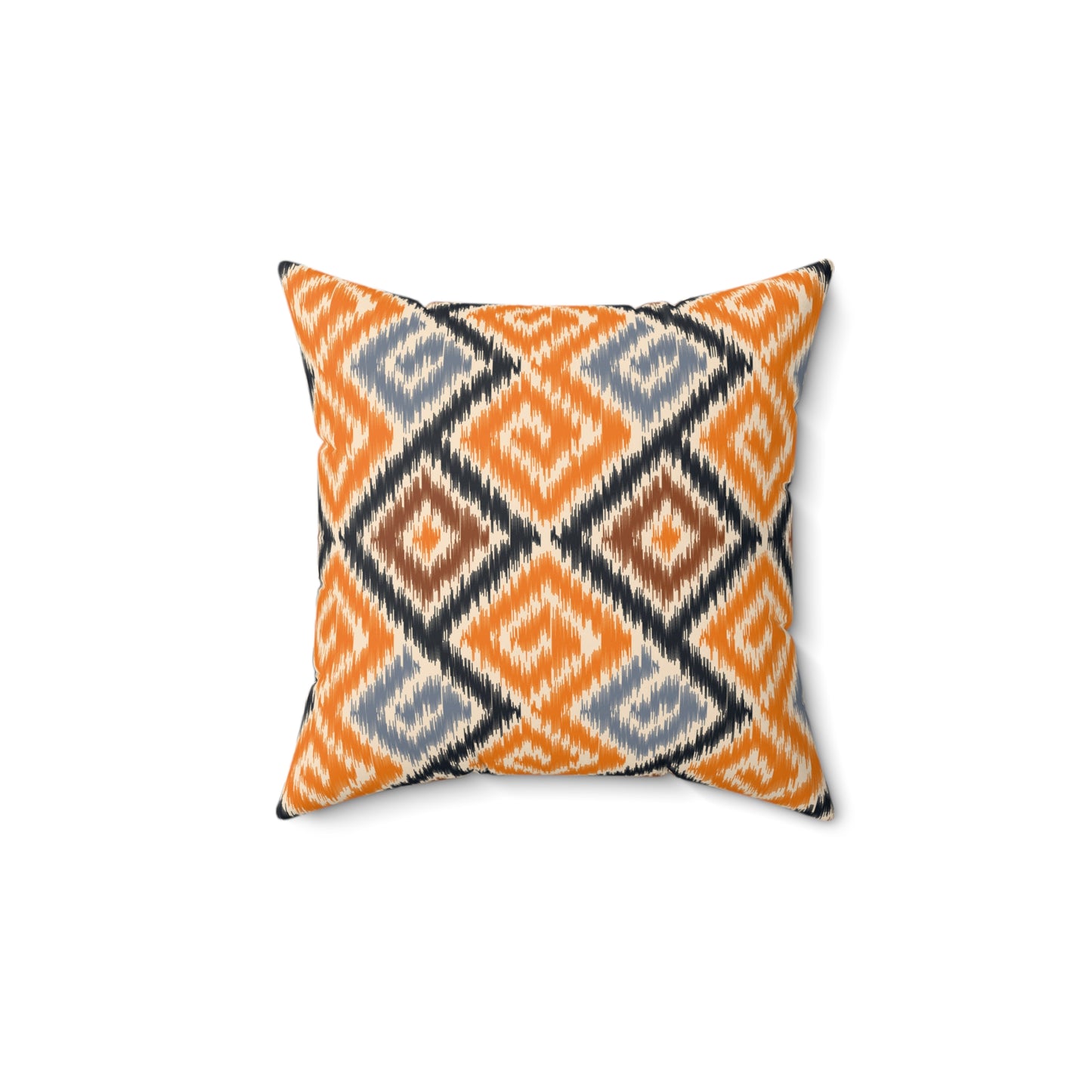 Ikat Style Throw Pillow