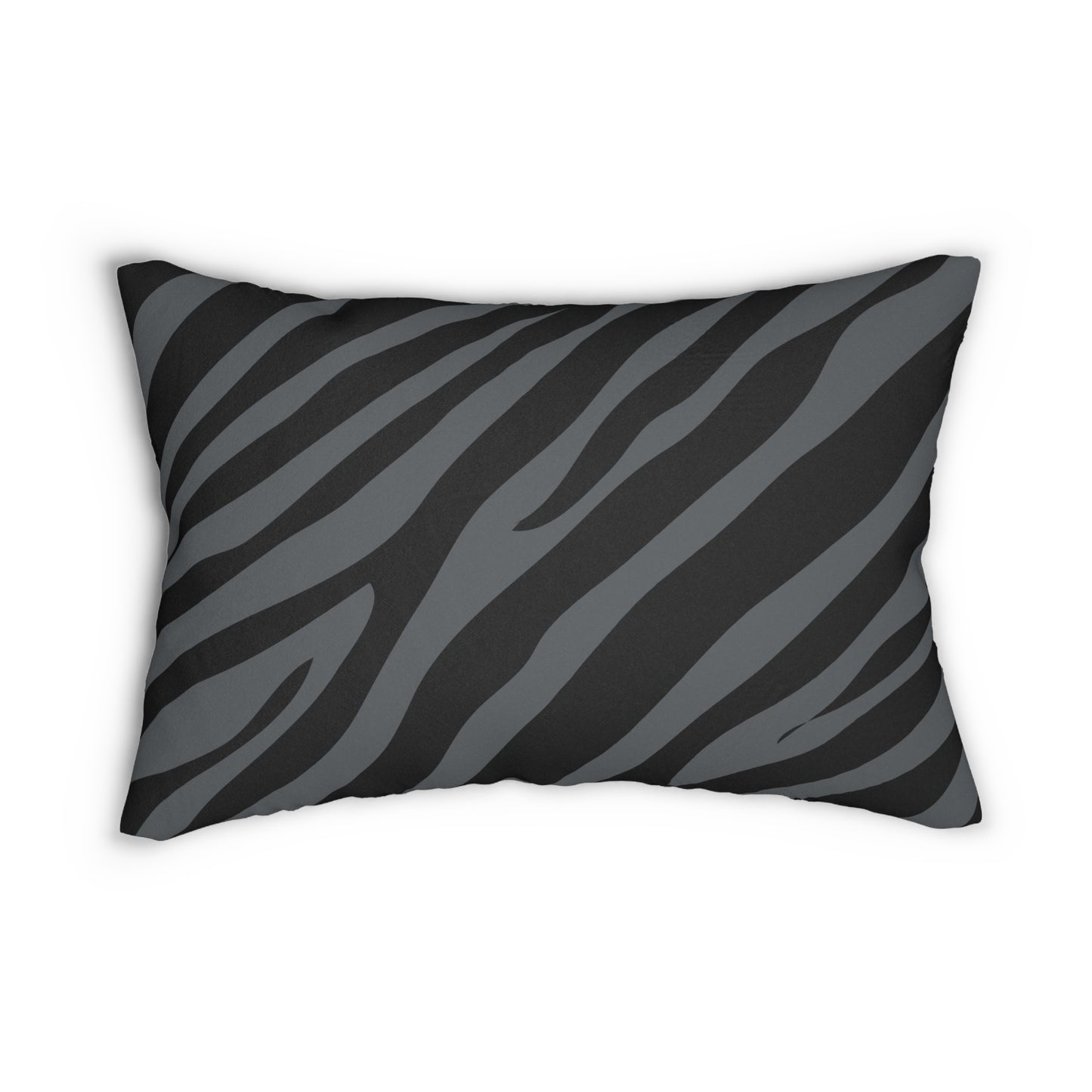 Zebra Print (Dual) Gray Accent Pillow