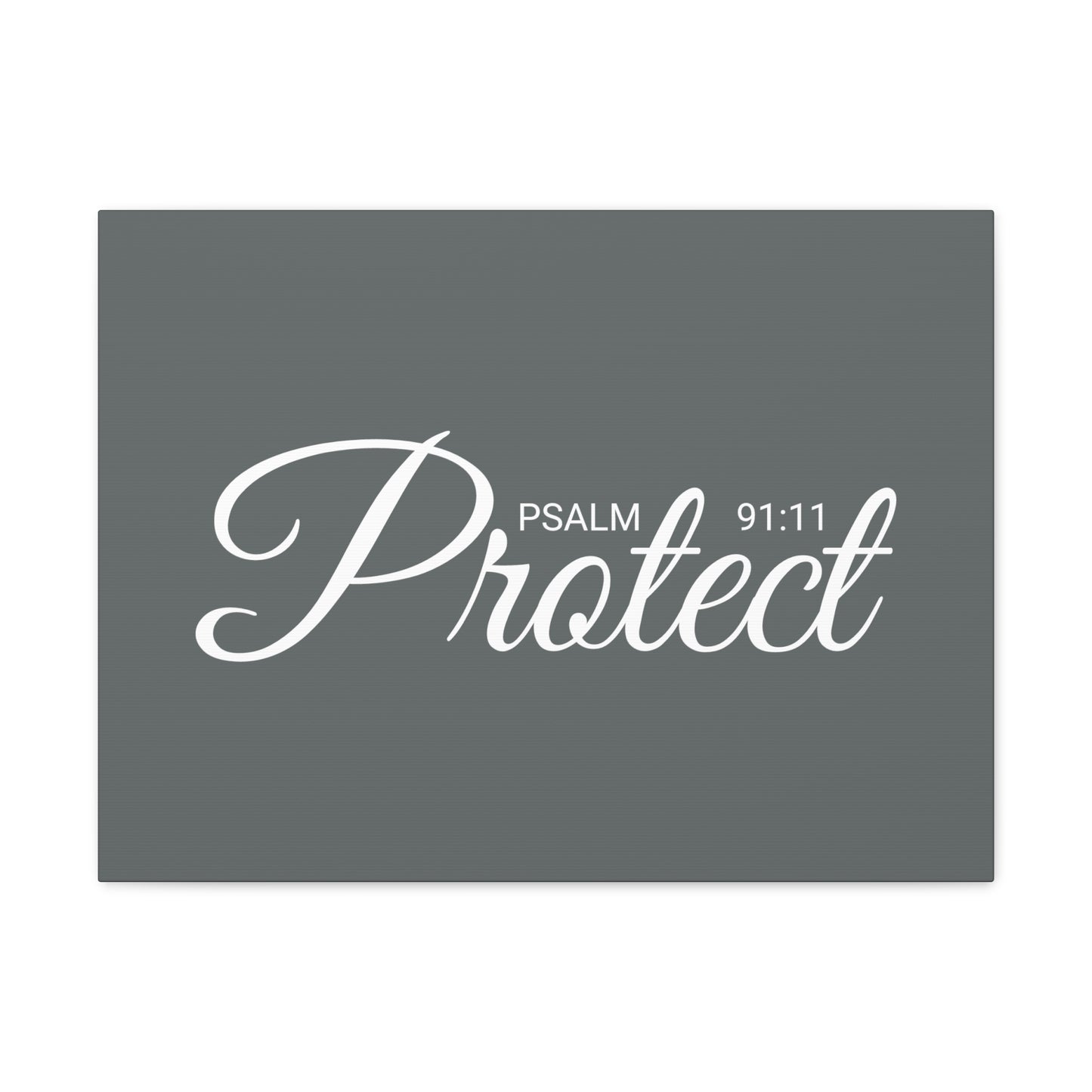 Christian Wall Art "Protect" Psalm 91:11 Ready to Hang Unframed