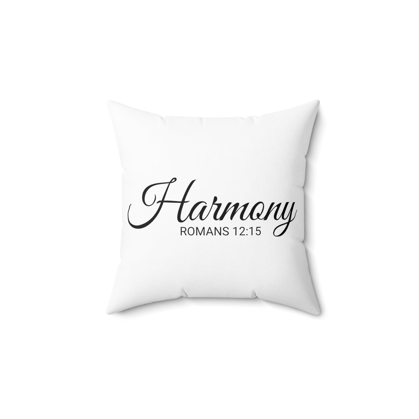 Scripture Harmony Romans 12:15 Bible Verse Pillow