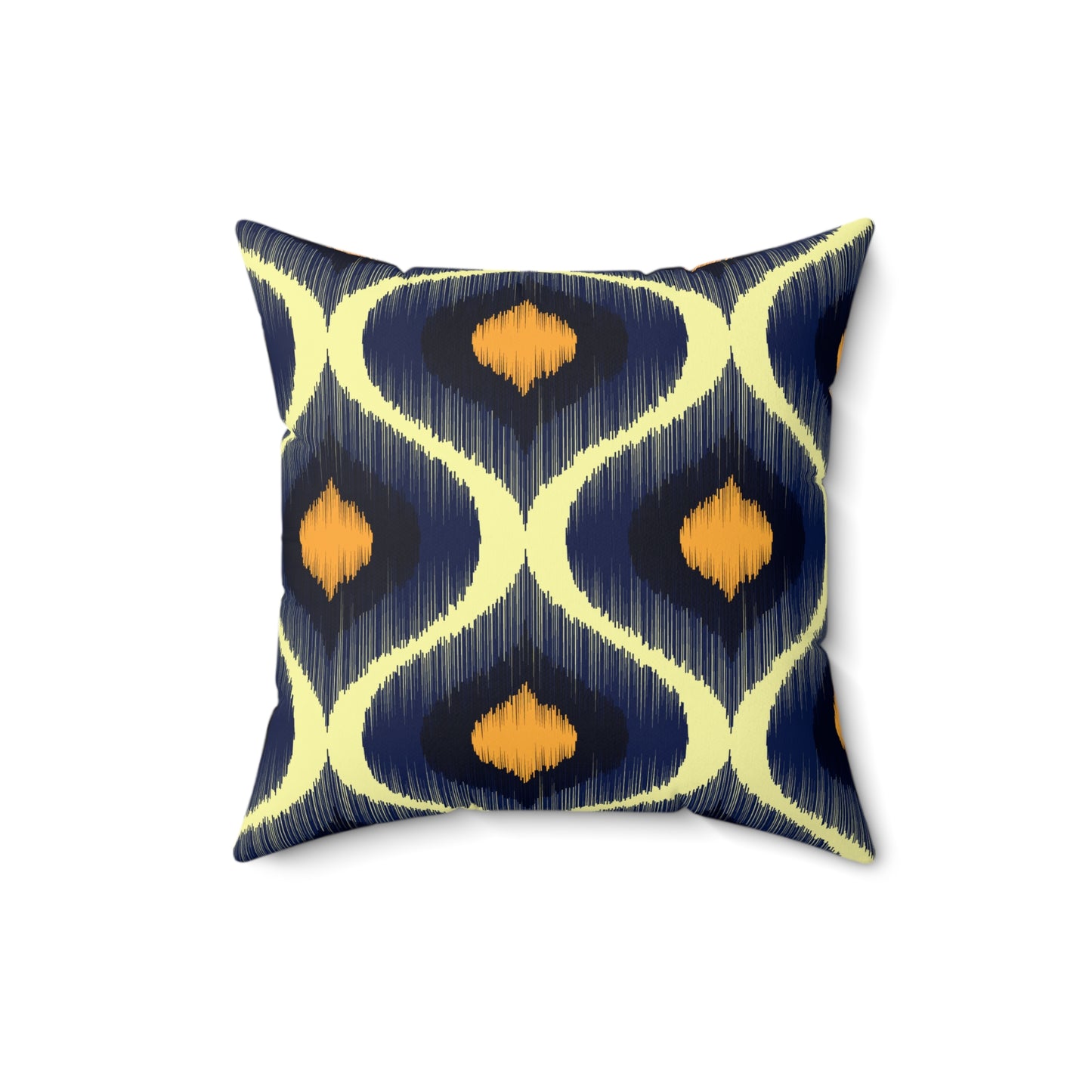 Ikat Style Throw Pillow