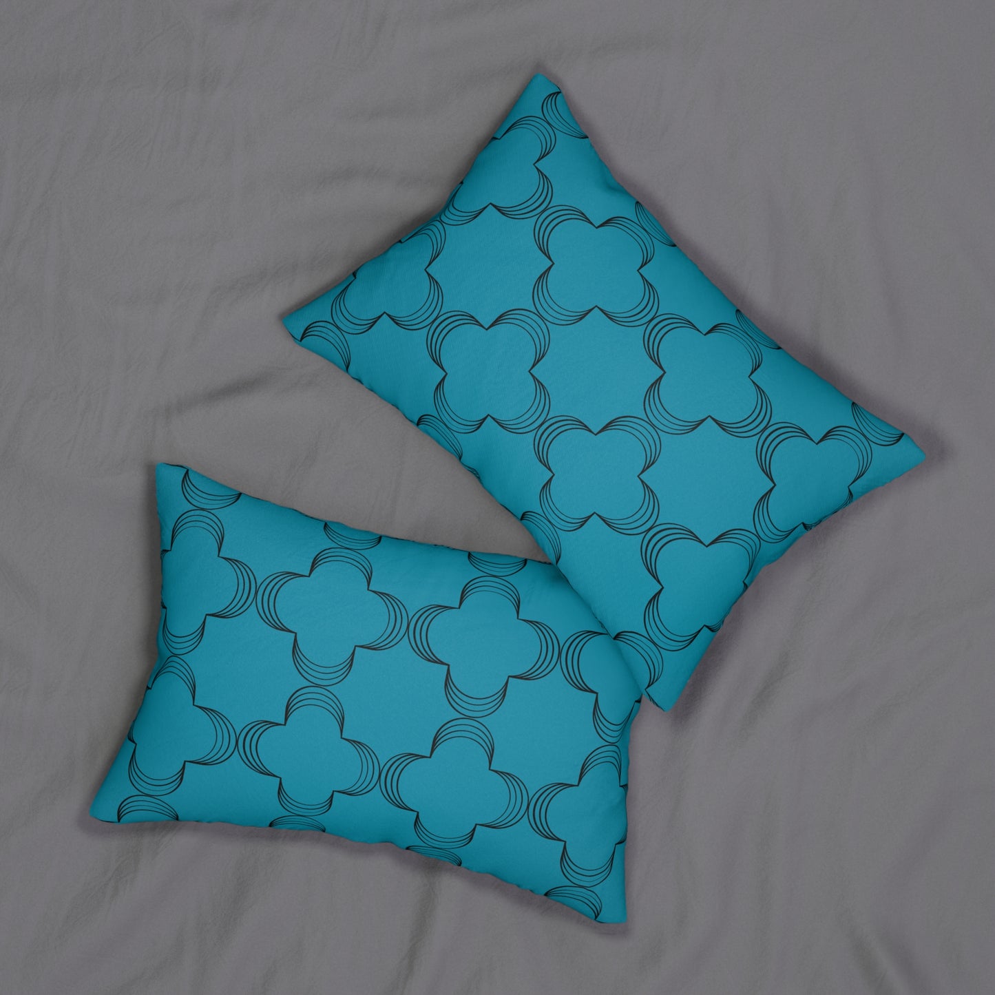 Geometric Peacock (Matching The Gathering Place) Accent Pillow