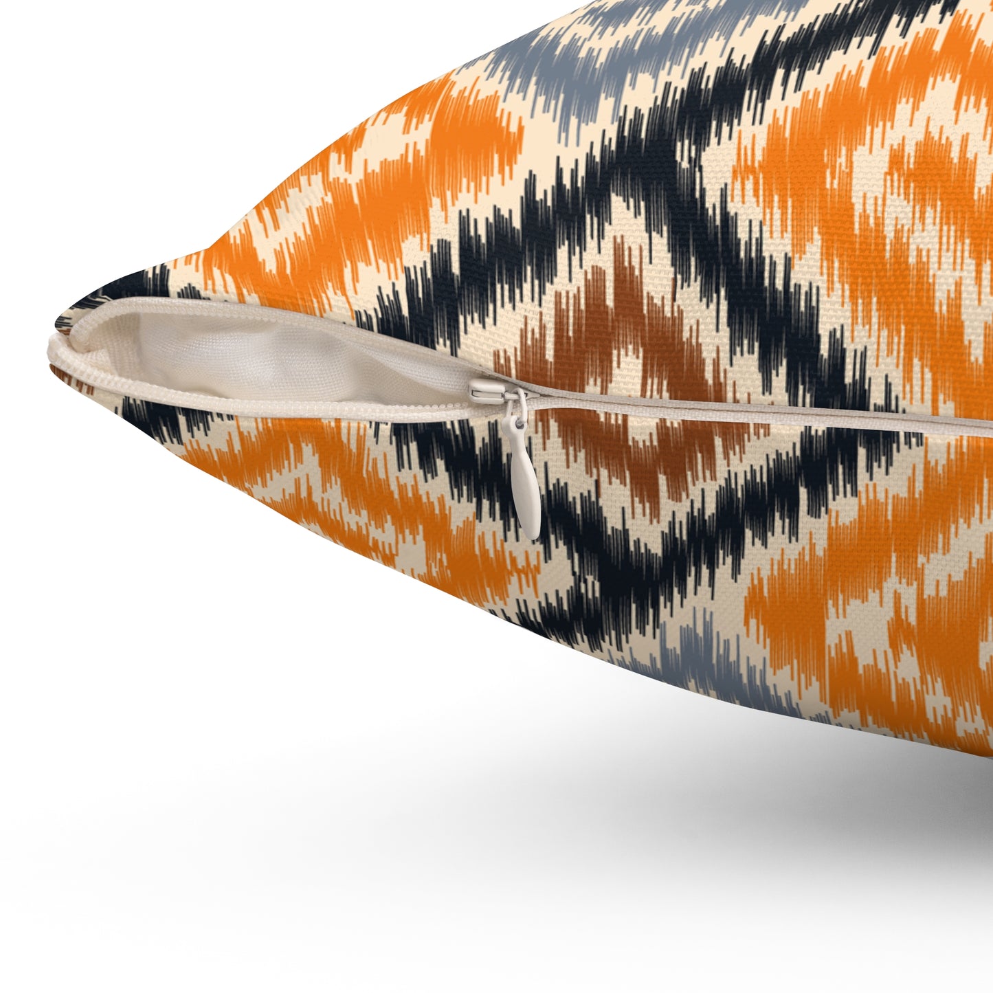 Ikat Style Throw Pillow