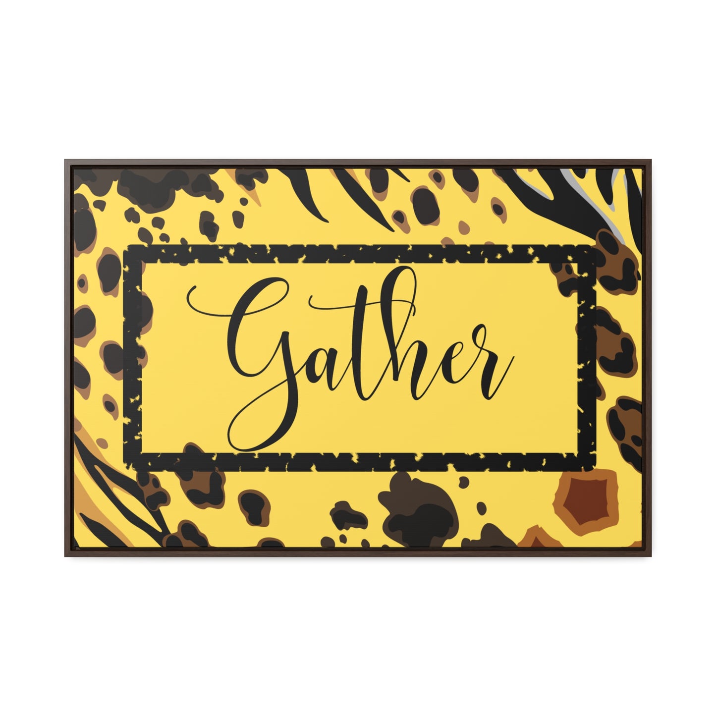 Christian Wall Art: Gather (Floating Frame)