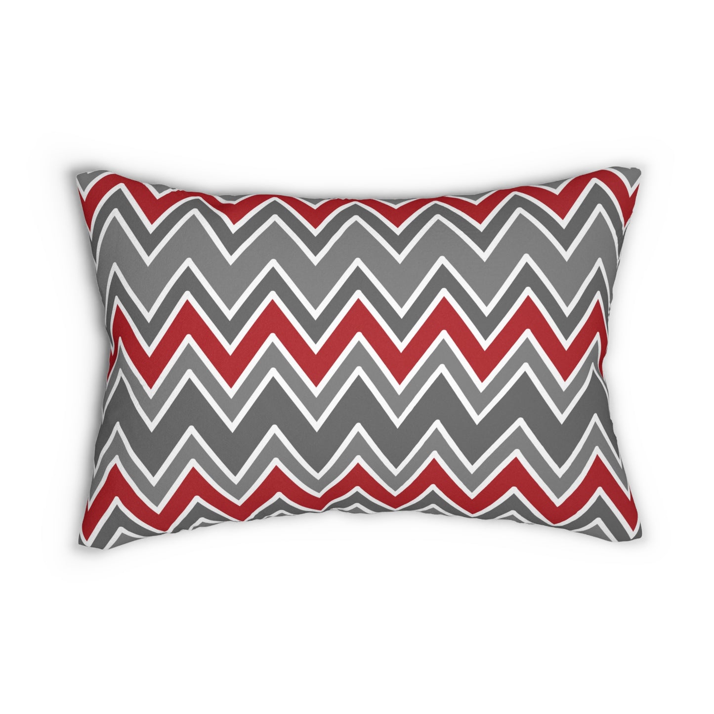 Almohada decorativa en zigzag multicolor