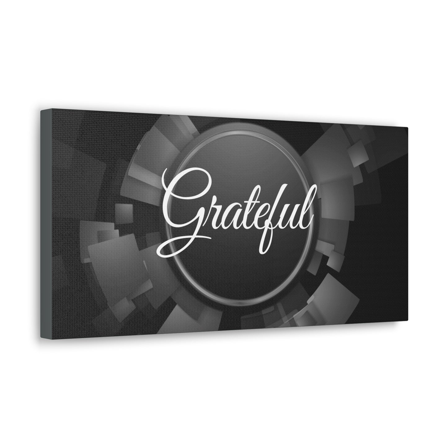 Christian Wall Art: Grateful (Wood Frame Ready to Hang)