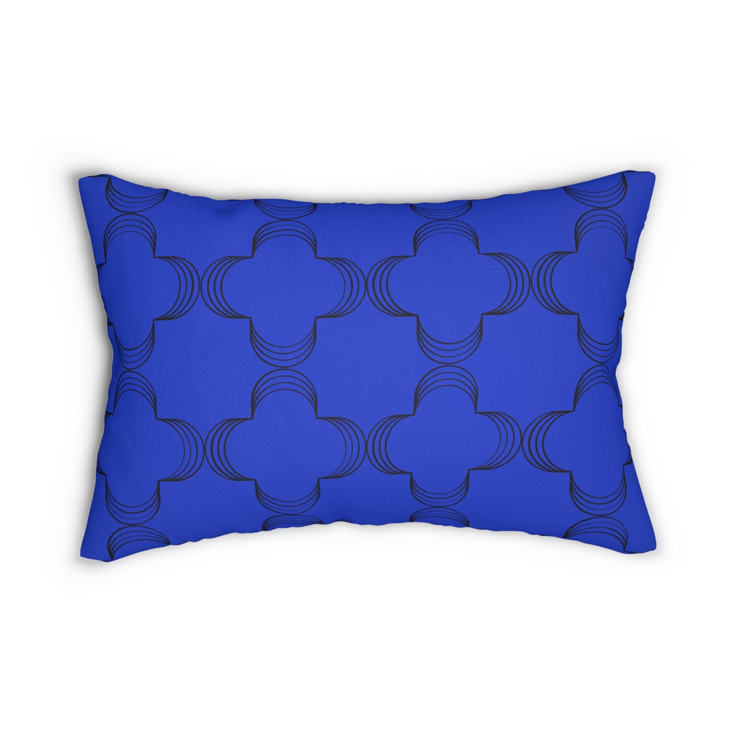 Geometric Colbalt (Matching The Gathering Place) Accent Pillow