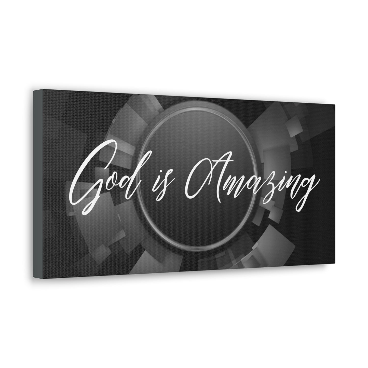 Christian Wall Art: God is Amazing (Wood Frame Ready to Hang)