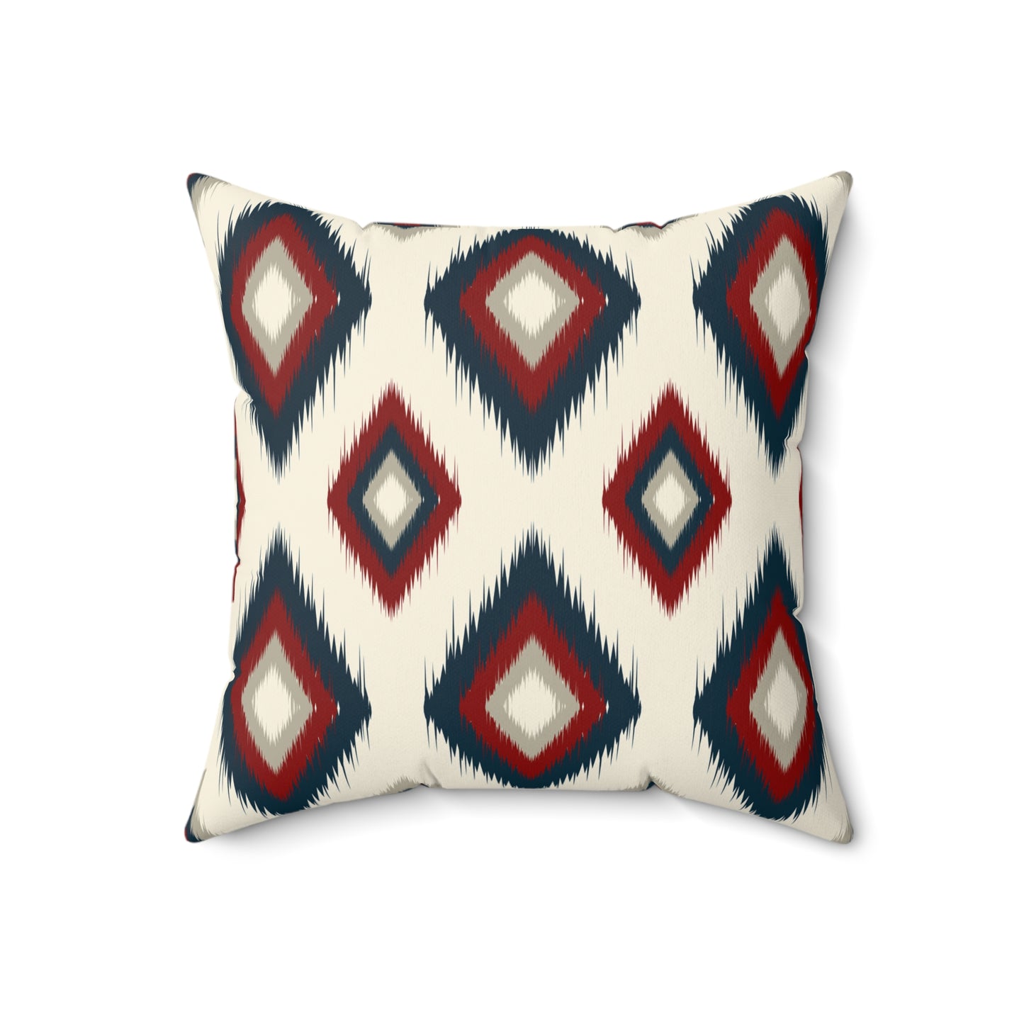 Ikat Style Throw Pillow