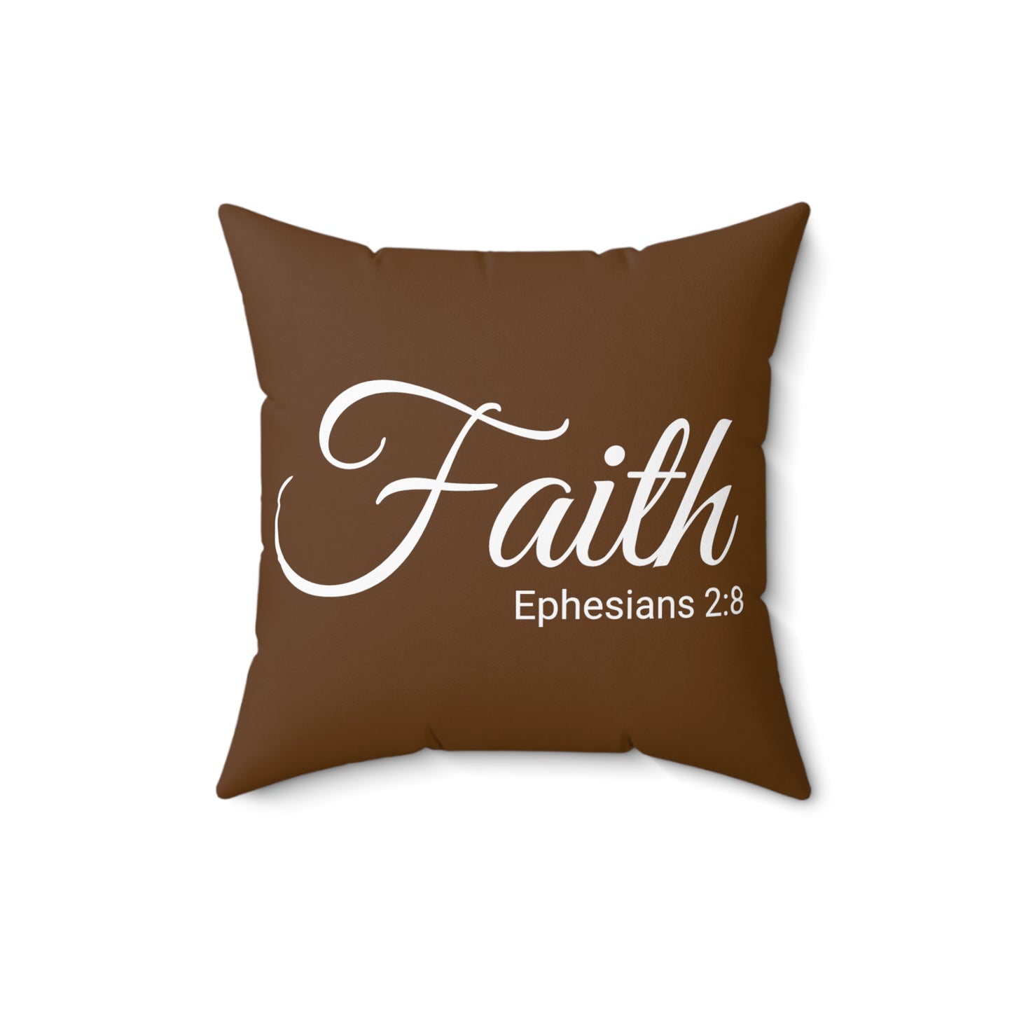 Scripture Faith Ephesians 2:8 Bible Verse Pillow