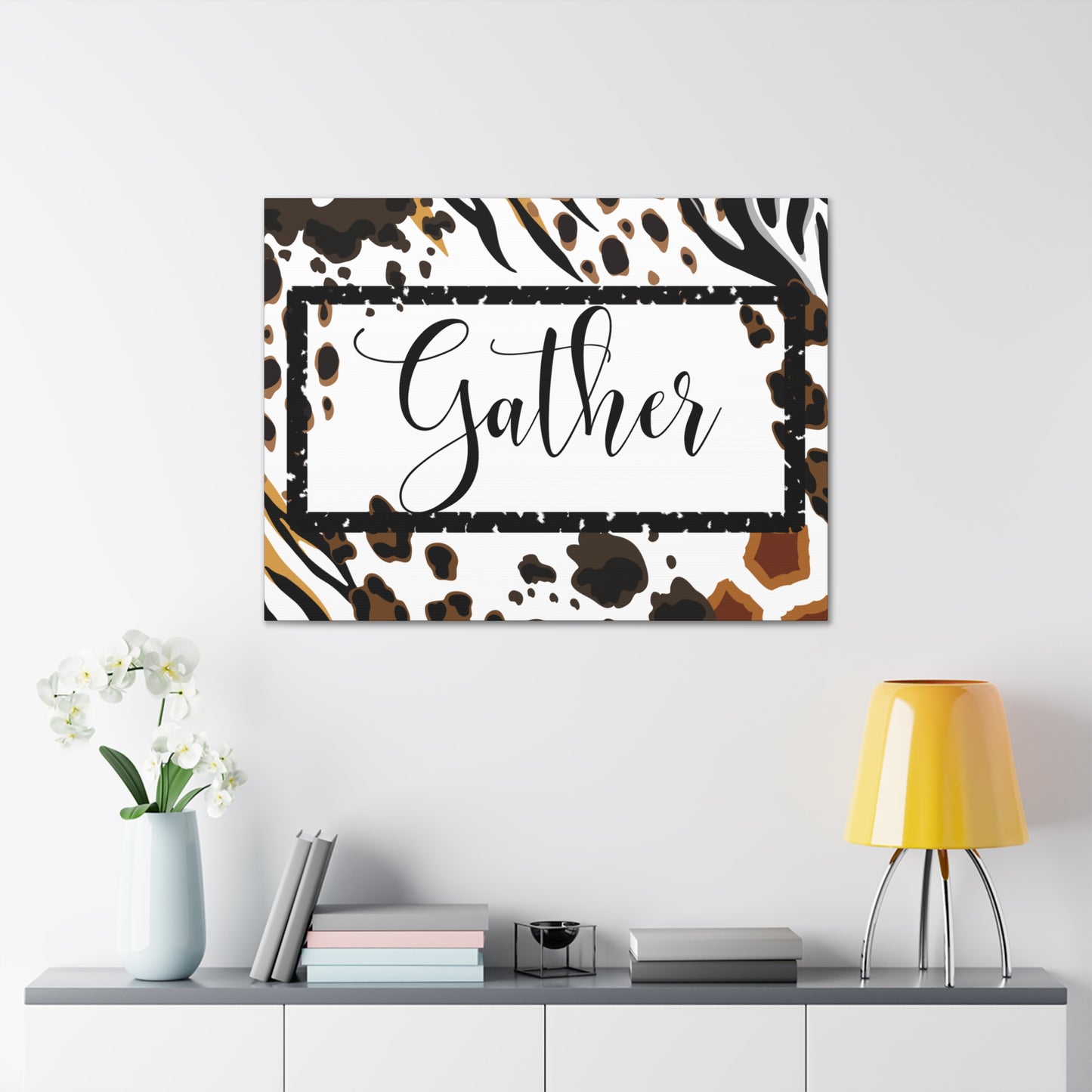 Christian Wall Art: Gather (Wood Frame Ready to Hang)