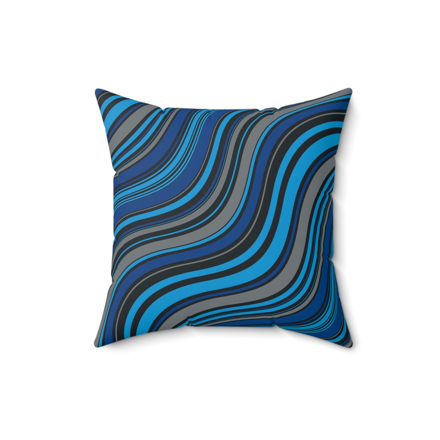 Color of Wave Throw Pillow